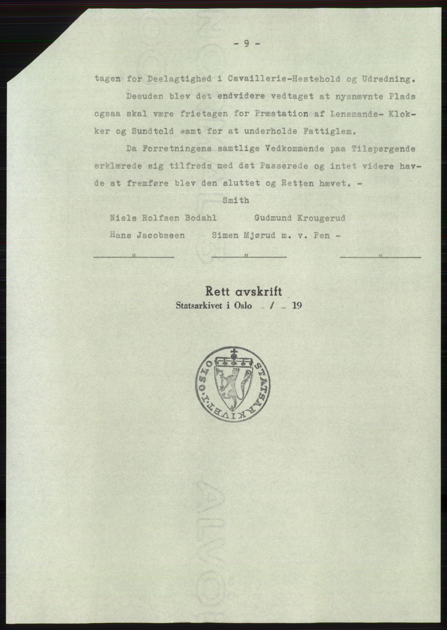 Statsarkivet i Oslo, AV/SAO-A-10621/Z/Zd/L0022: Avskrifter, j.nr 906-2135/1965, 1965, p. 291