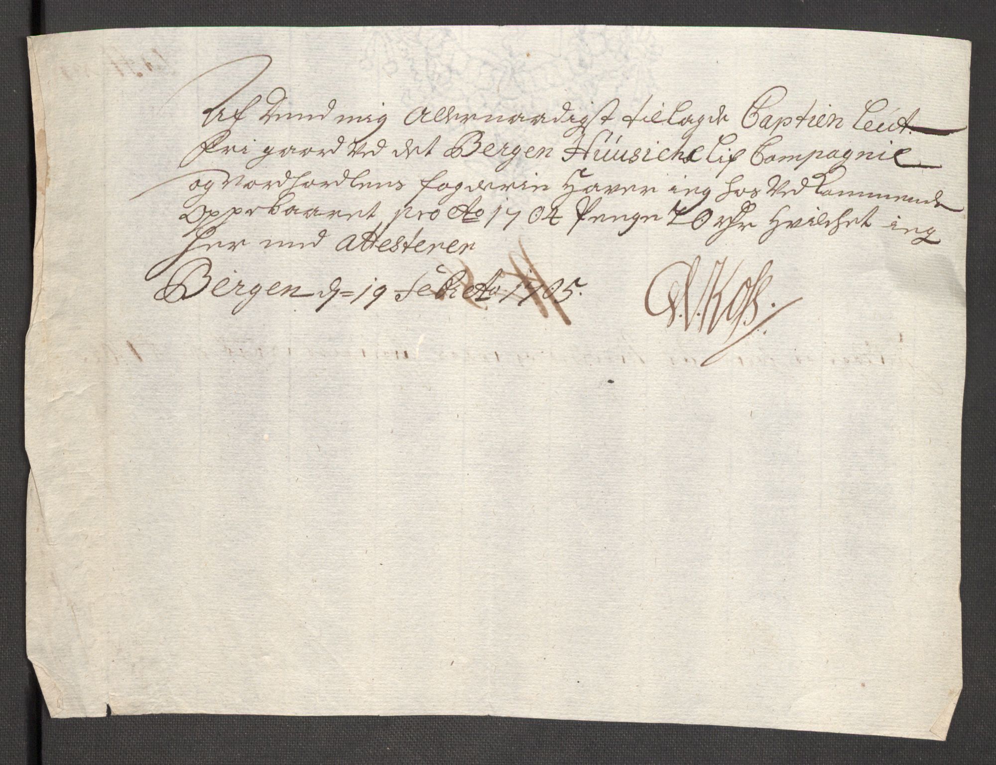 Rentekammeret inntil 1814, Reviderte regnskaper, Fogderegnskap, AV/RA-EA-4092/R51/L3187: Fogderegnskap Nordhordland og Voss, 1704-1705, p. 152