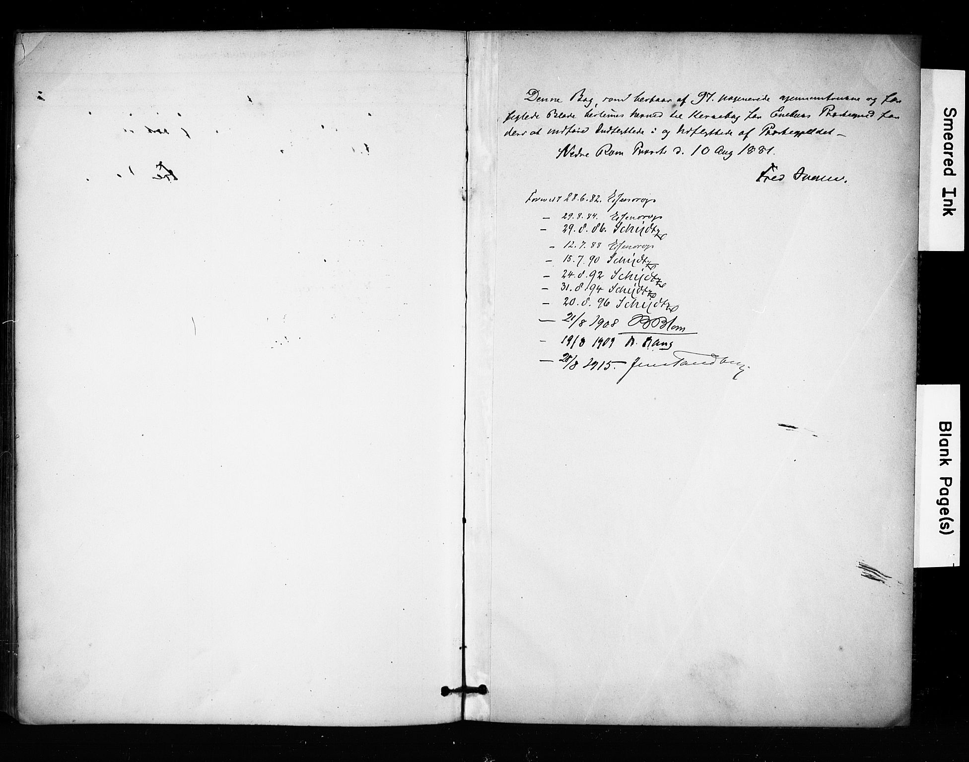 Enebakk prestekontor Kirkebøker, SAO/A-10171c/F/Fa/L0017: Parish register (official) no. I 17, 1881-1919