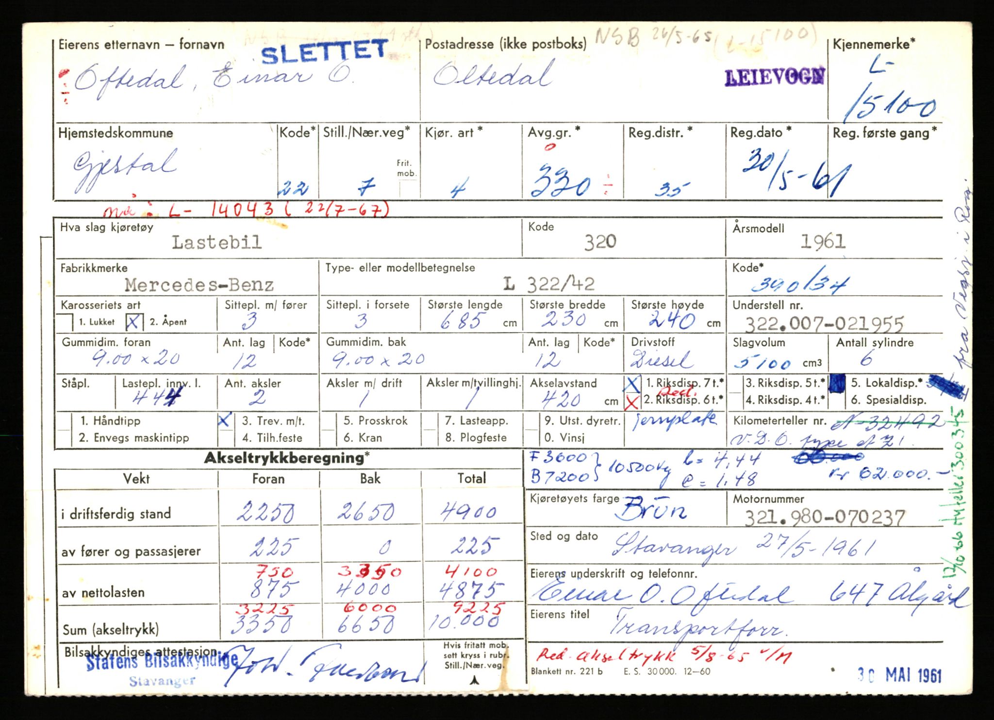 Stavanger trafikkstasjon, AV/SAST-A-101942/0/F/L0027: L-14600 - L-15149, 1930-1971, p. 1815