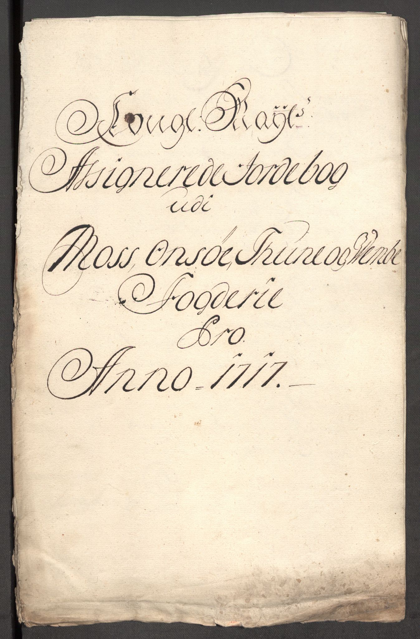 Rentekammeret inntil 1814, Reviderte regnskaper, Fogderegnskap, RA/EA-4092/R04/L0141: Fogderegnskap Moss, Onsøy, Tune, Veme og Åbygge, 1717, p. 104