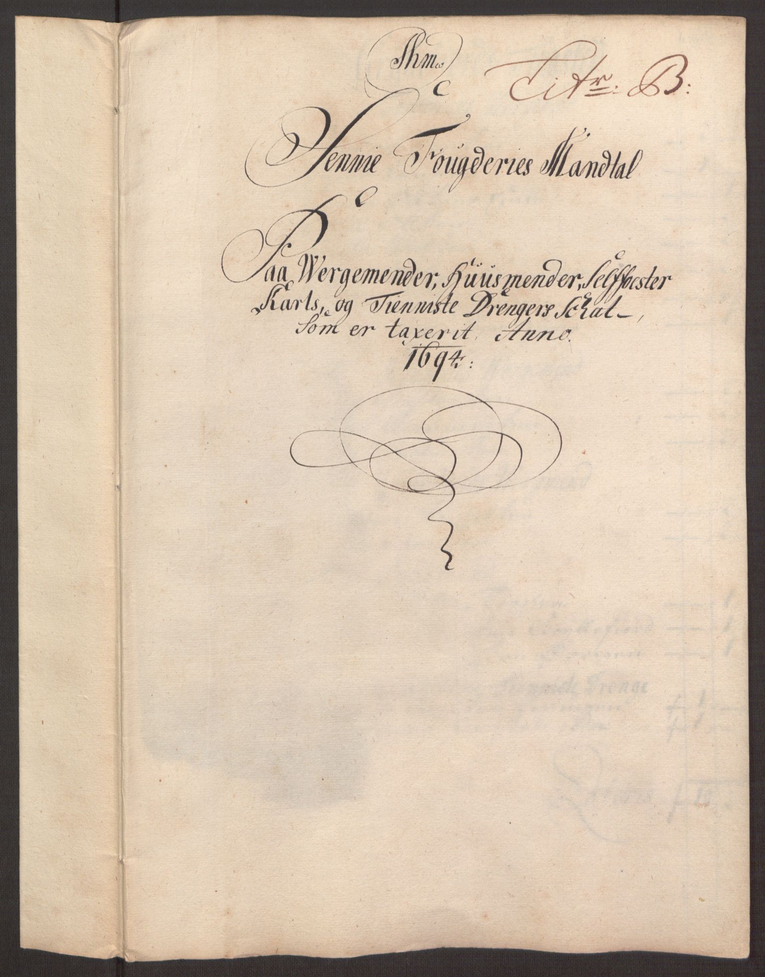 Rentekammeret inntil 1814, Reviderte regnskaper, Fogderegnskap, RA/EA-4092/R68/L4753: Fogderegnskap Senja og Troms, 1694-1696, p. 37