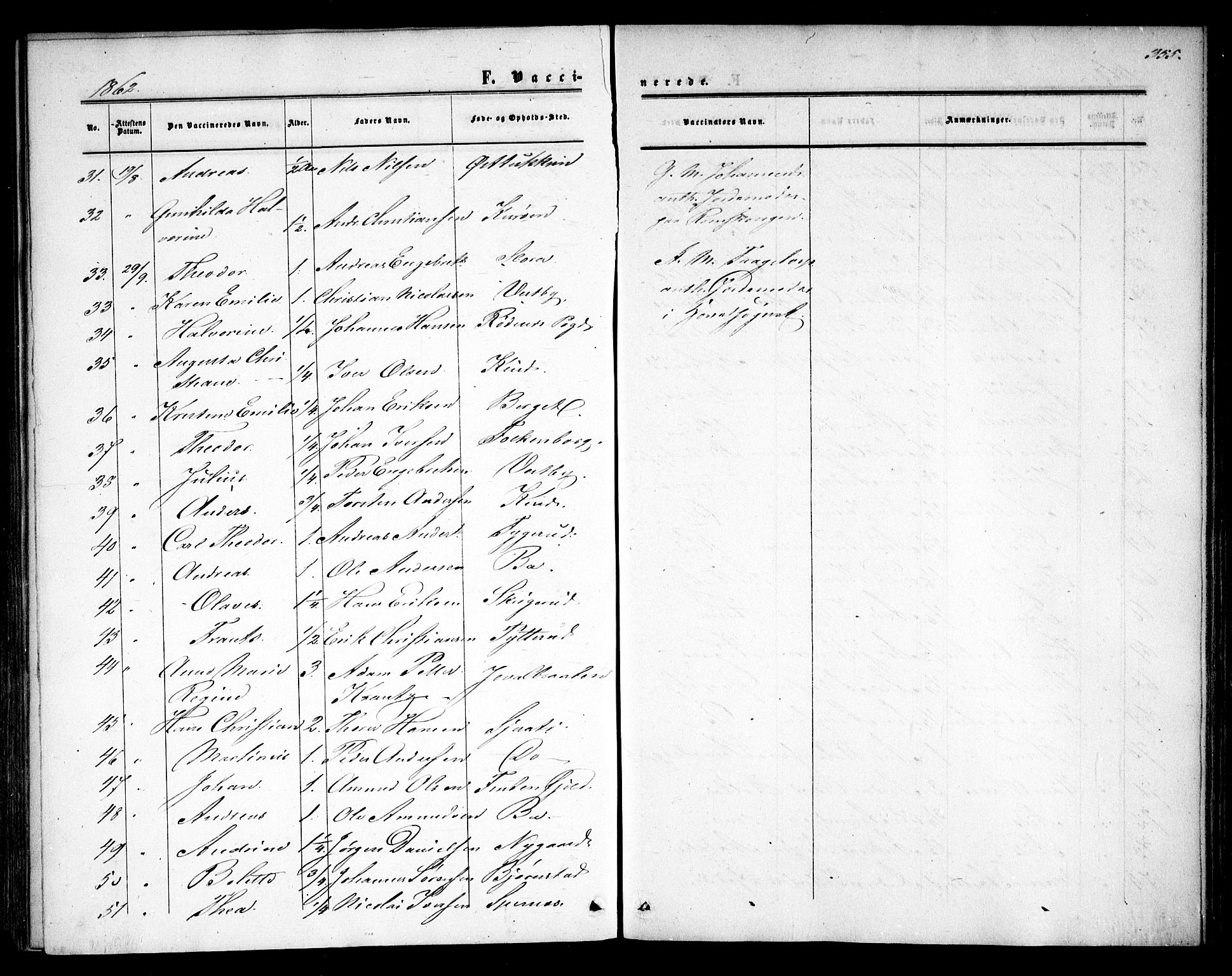 Rødenes prestekontor Kirkebøker, AV/SAO-A-2005/F/Fa/L0007: Parish register (official) no. I 7, 1860-1869, p. 355