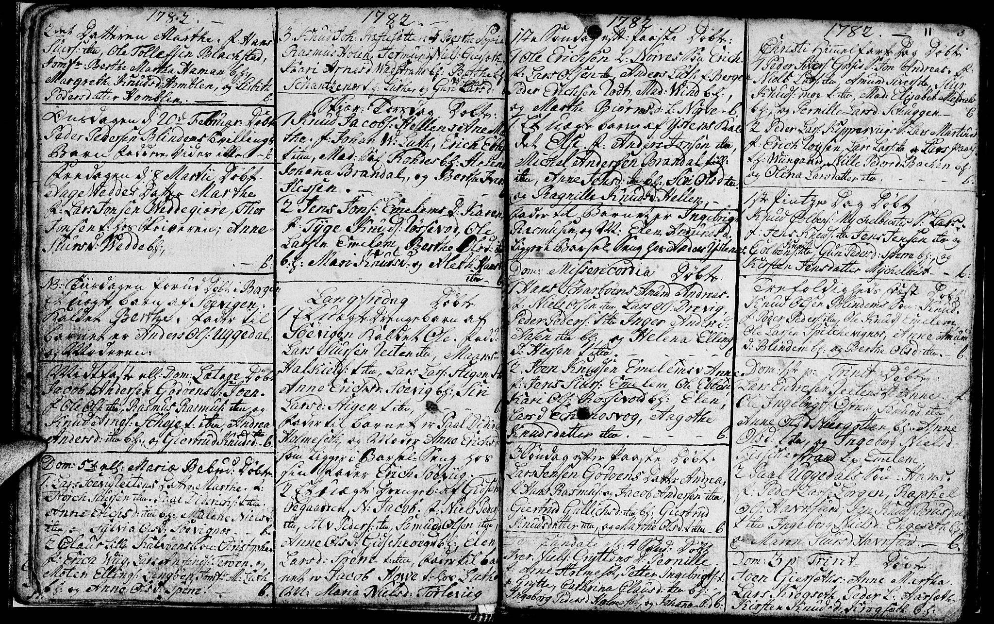 Ministerialprotokoller, klokkerbøker og fødselsregistre - Møre og Romsdal, AV/SAT-A-1454/528/L0420: Parish register (copy) no. 528C01, 1764-1784, p. 11