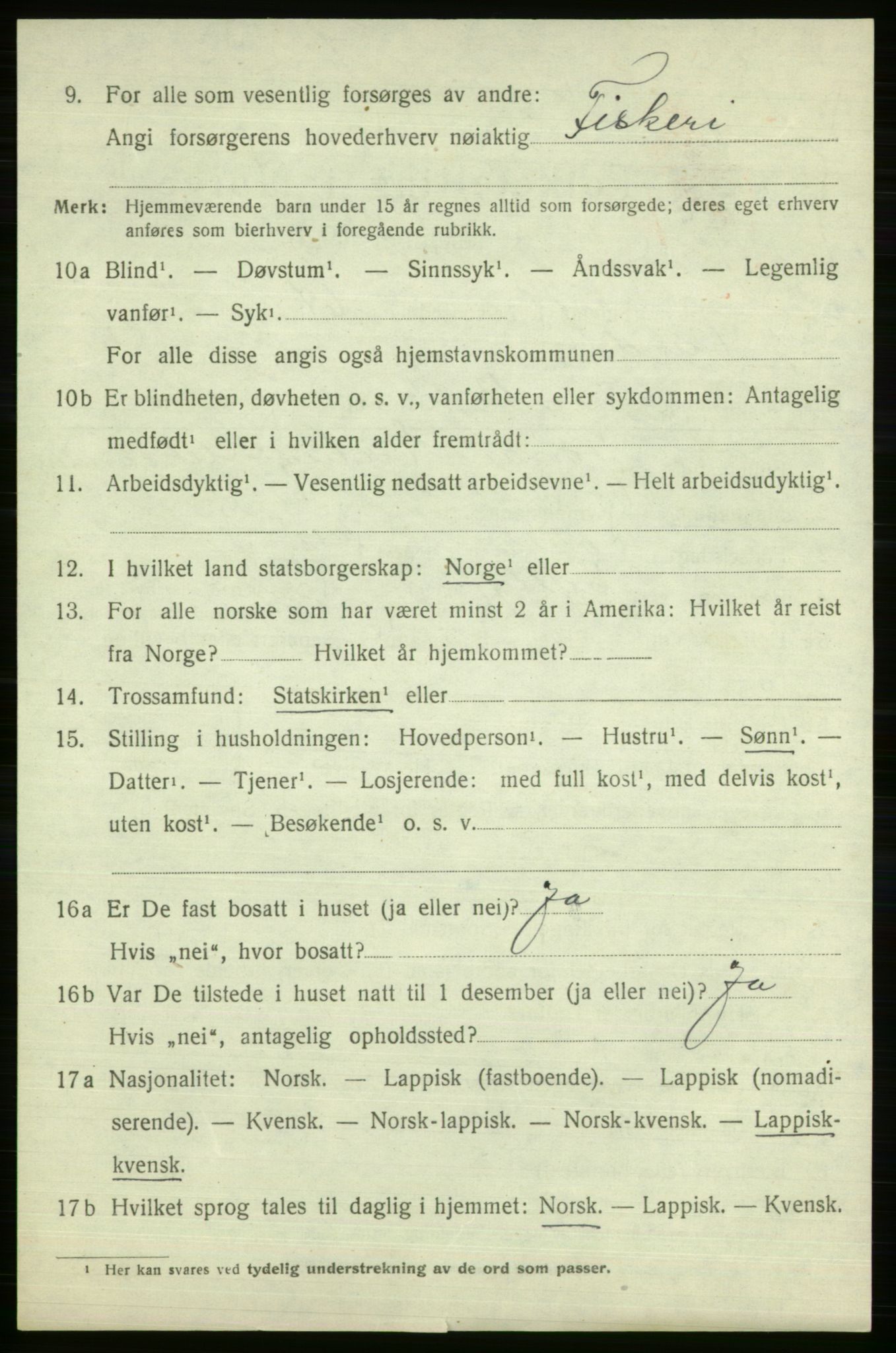 SATØ, 1920 census for Vardø rural district, 1920, p. 2715