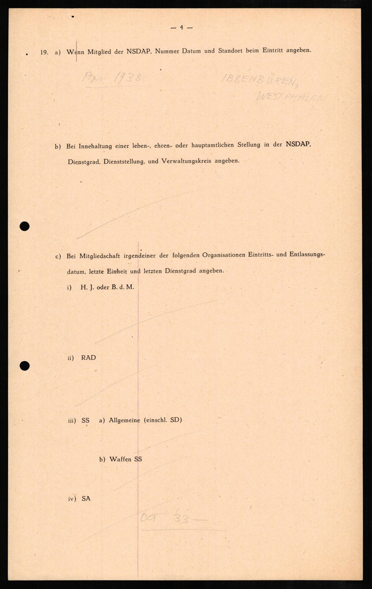 Forsvaret, Forsvarets overkommando II, AV/RA-RAFA-3915/D/Db/L0009: CI Questionaires. Tyske okkupasjonsstyrker i Norge. Tyskere., 1945-1946, p. 343