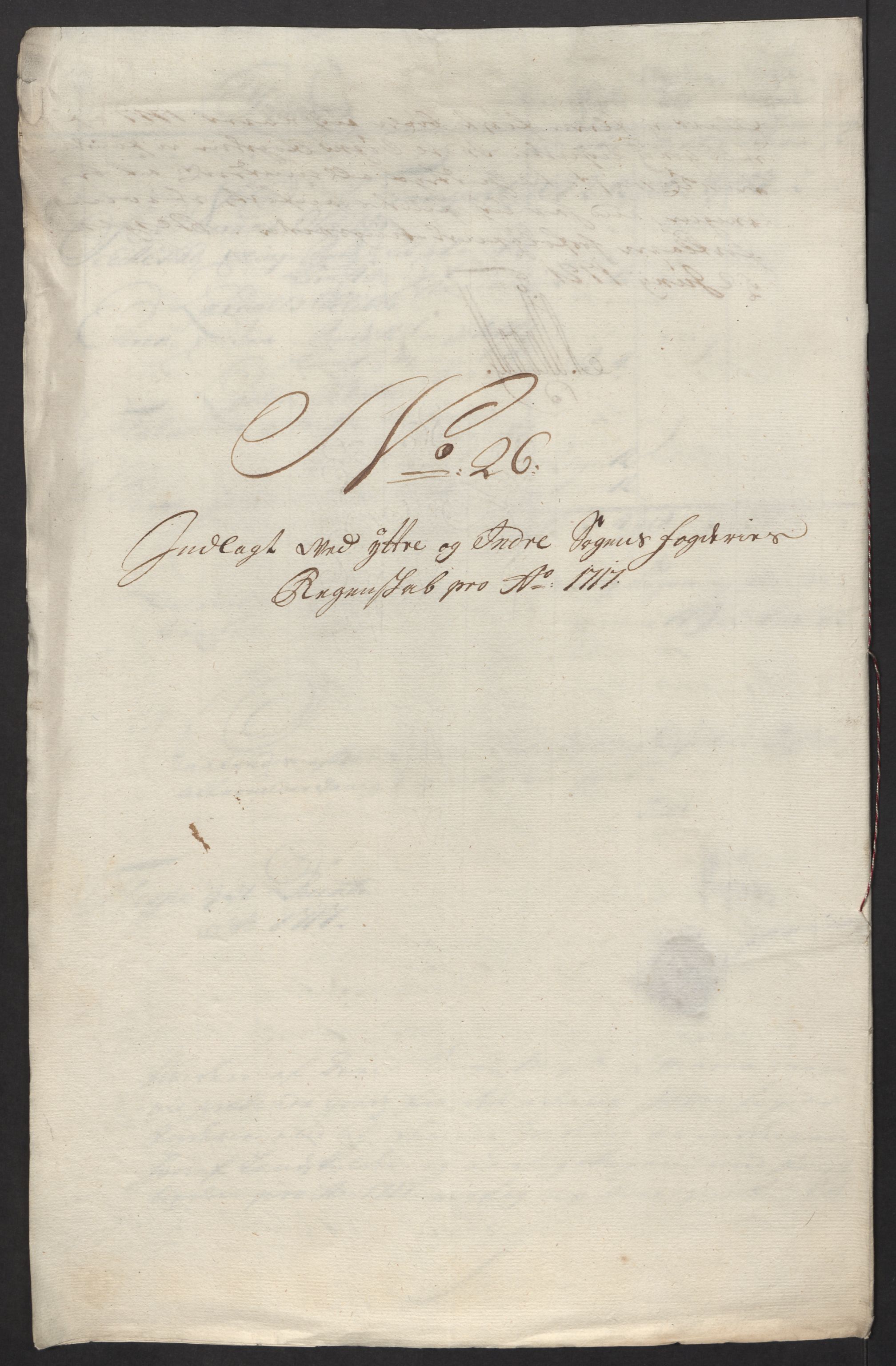 Rentekammeret inntil 1814, Reviderte regnskaper, Fogderegnskap, AV/RA-EA-4092/R52/L3321: Fogderegnskap Sogn, 1717-1718, p. 124