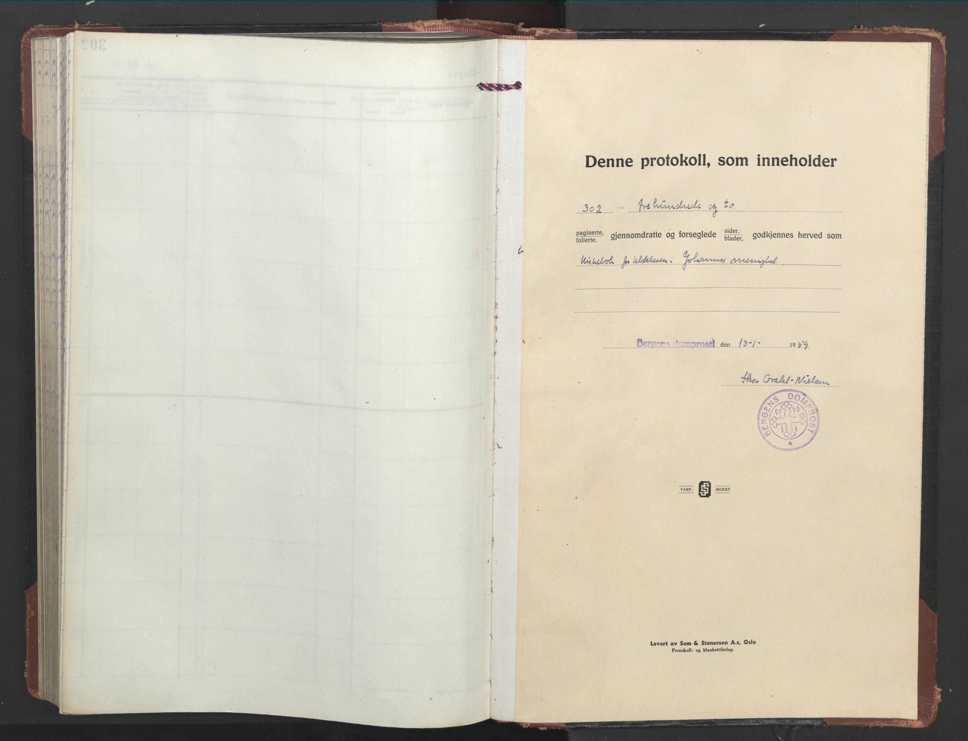 Johanneskirken sokneprestembete, AV/SAB-A-76001/H/Hab: Parish register (copy) no. A 5, 1959-1970