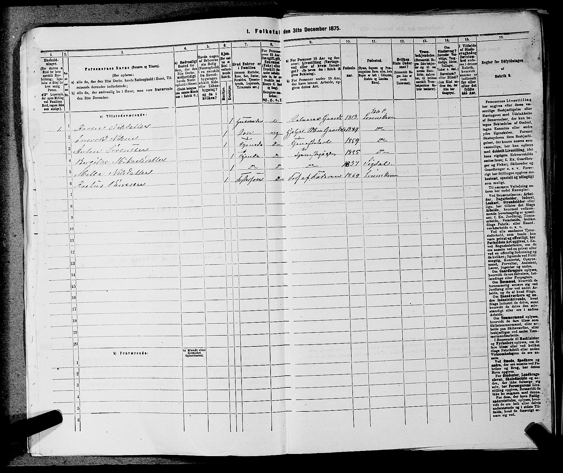 RA, 1875 census for 0231P Skedsmo, 1875, p. 1330