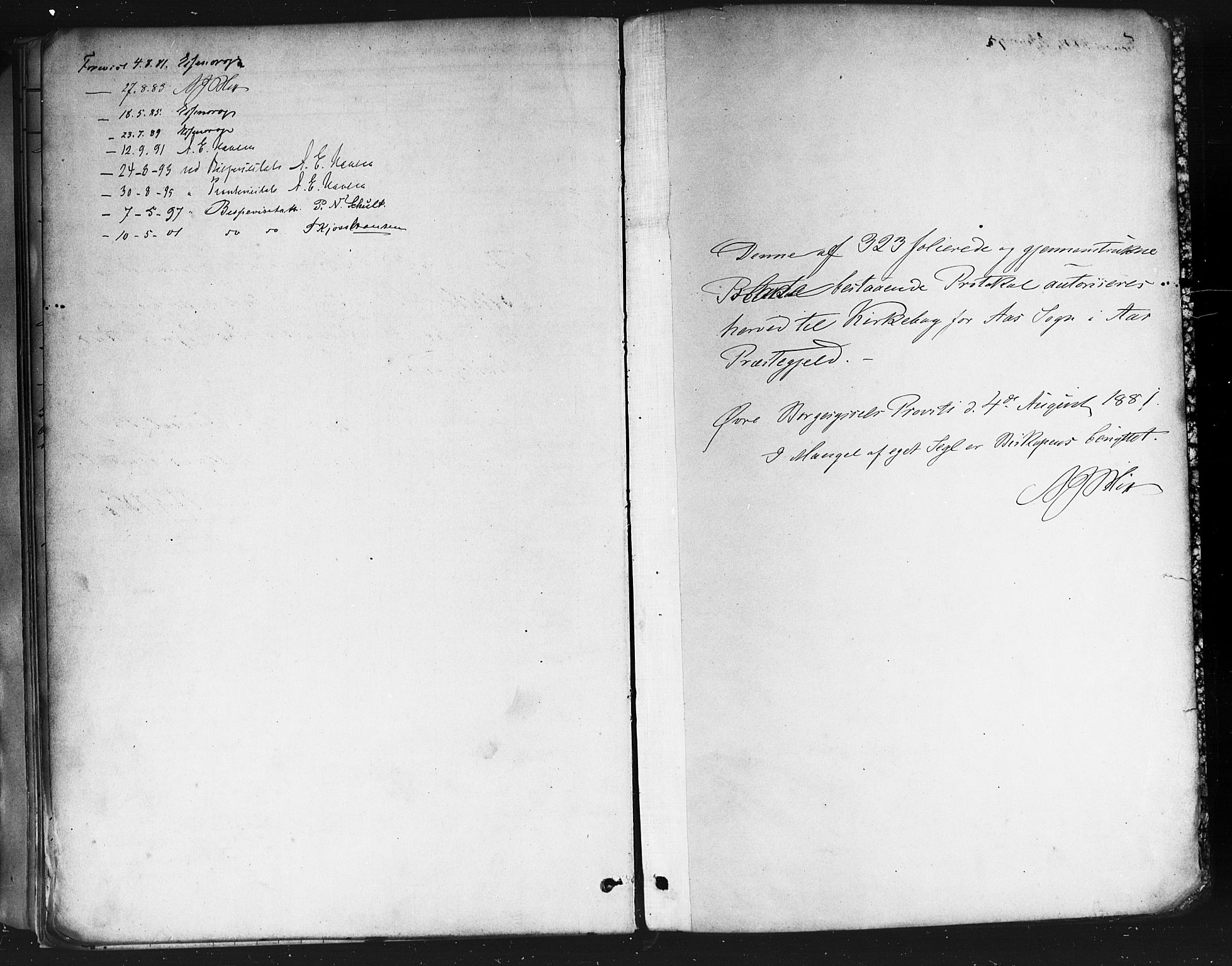 Ås prestekontor Kirkebøker, AV/SAO-A-10894/F/Fa/L0009: Parish register (official) no. I 9, 1881-1900