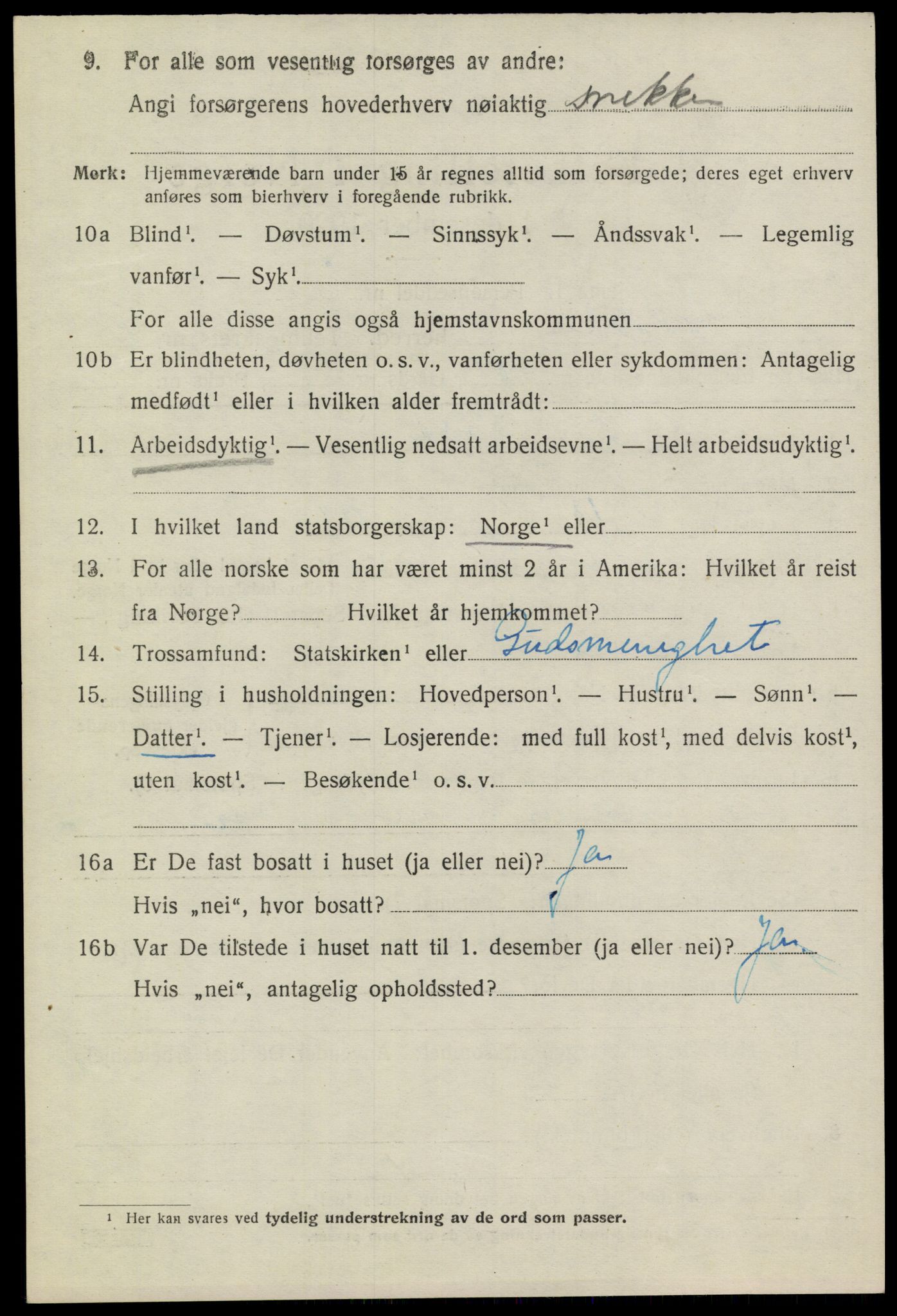 SAKO, 1920 census for Heddal, 1920, p. 1627