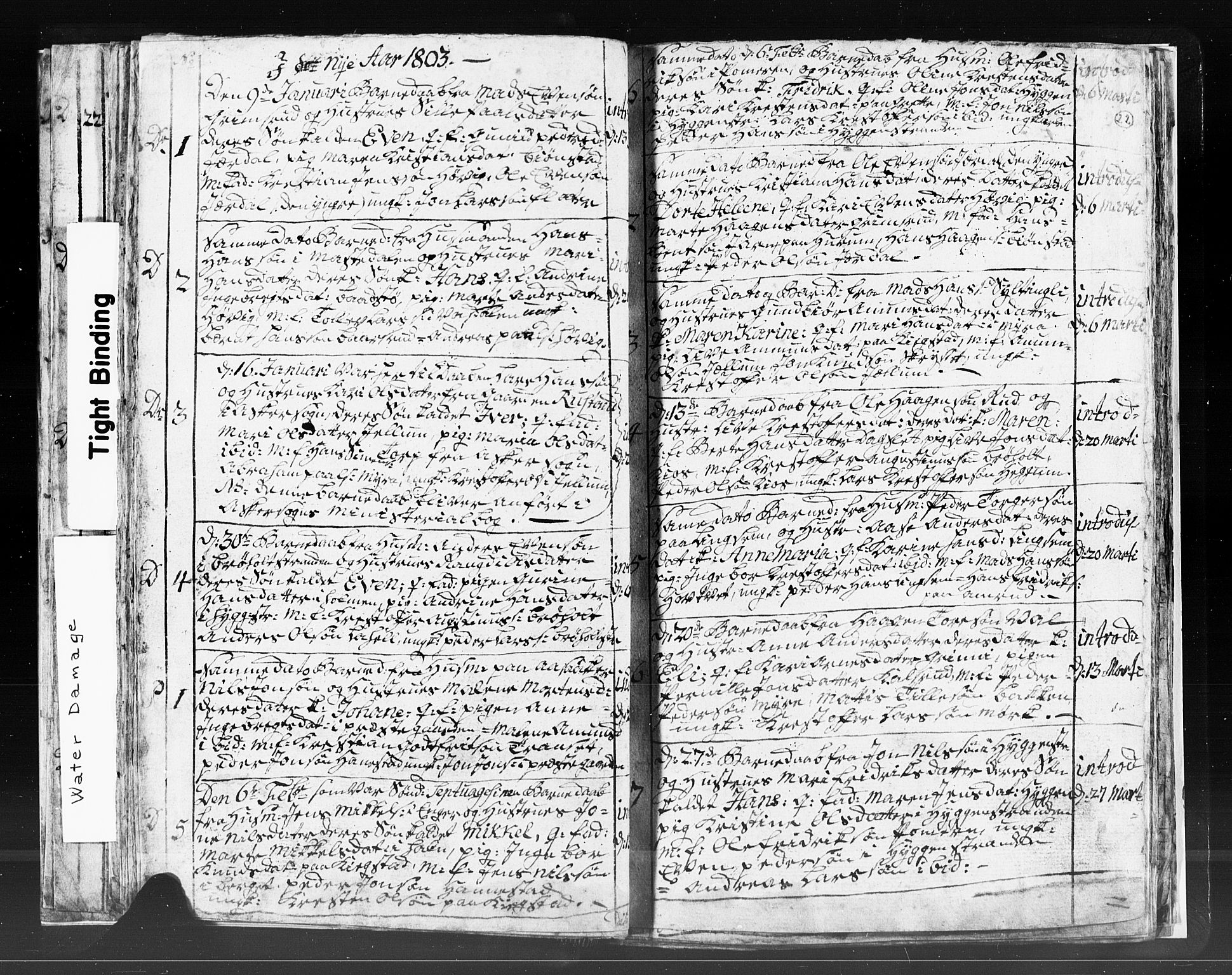 Røyken kirkebøker, AV/SAKO-A-241/G/Ga/L0002: Parish register (copy) no. 2, 1797-1810, p. 22
