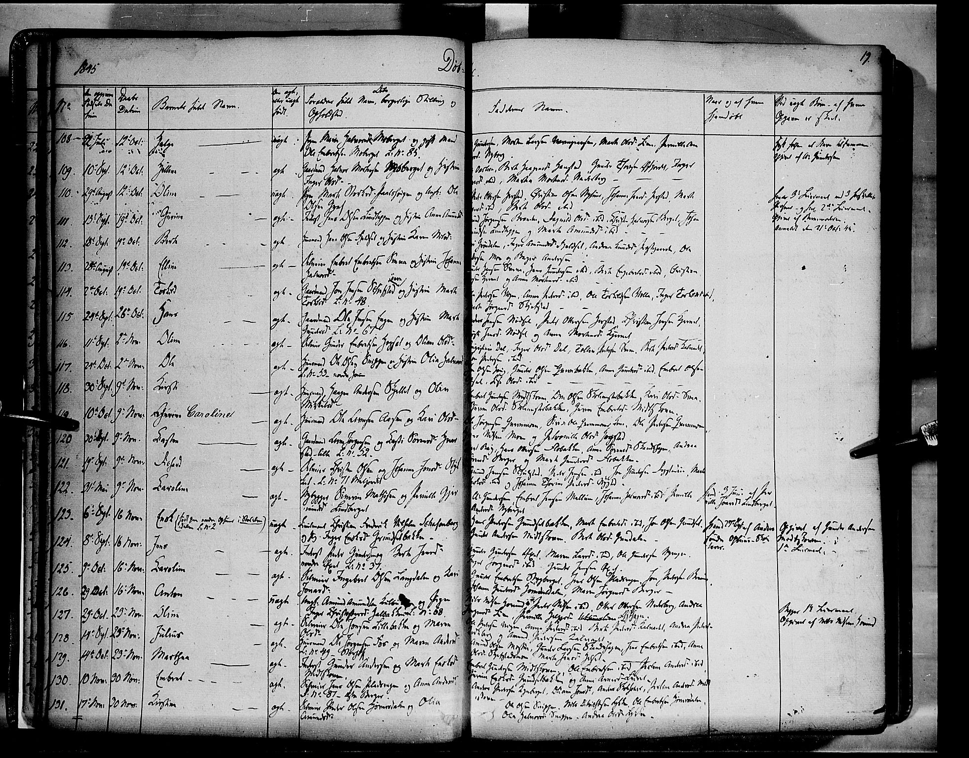 Elverum prestekontor, SAH/PREST-044/H/Ha/Haa/L0009: Parish register (official) no. 9, 1843-1856, p. 19