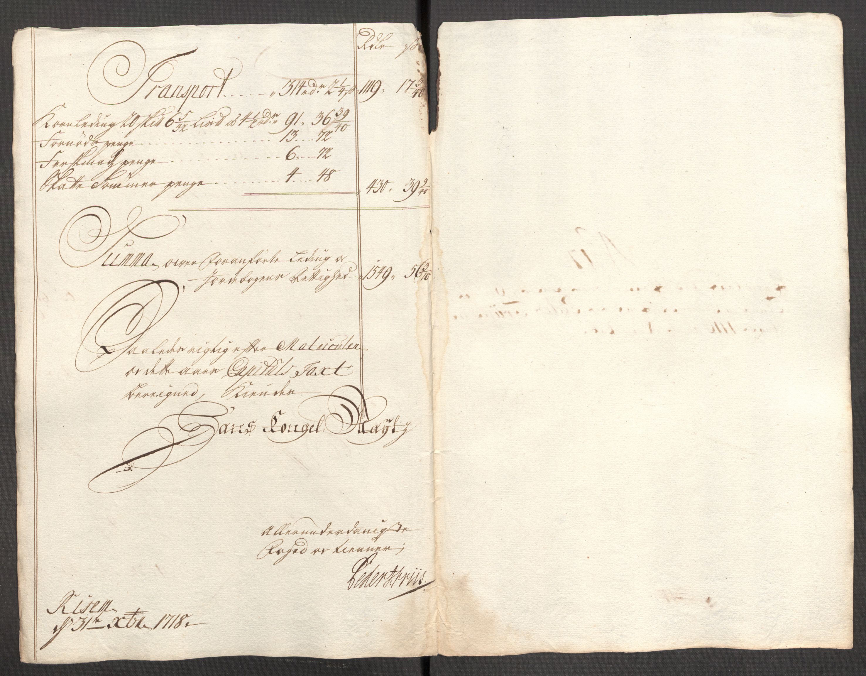 Rentekammeret inntil 1814, Reviderte regnskaper, Fogderegnskap, AV/RA-EA-4092/R04/L0143: Fogderegnskap Moss, Onsøy, Tune, Veme og Åbygge, 1718, p. 112