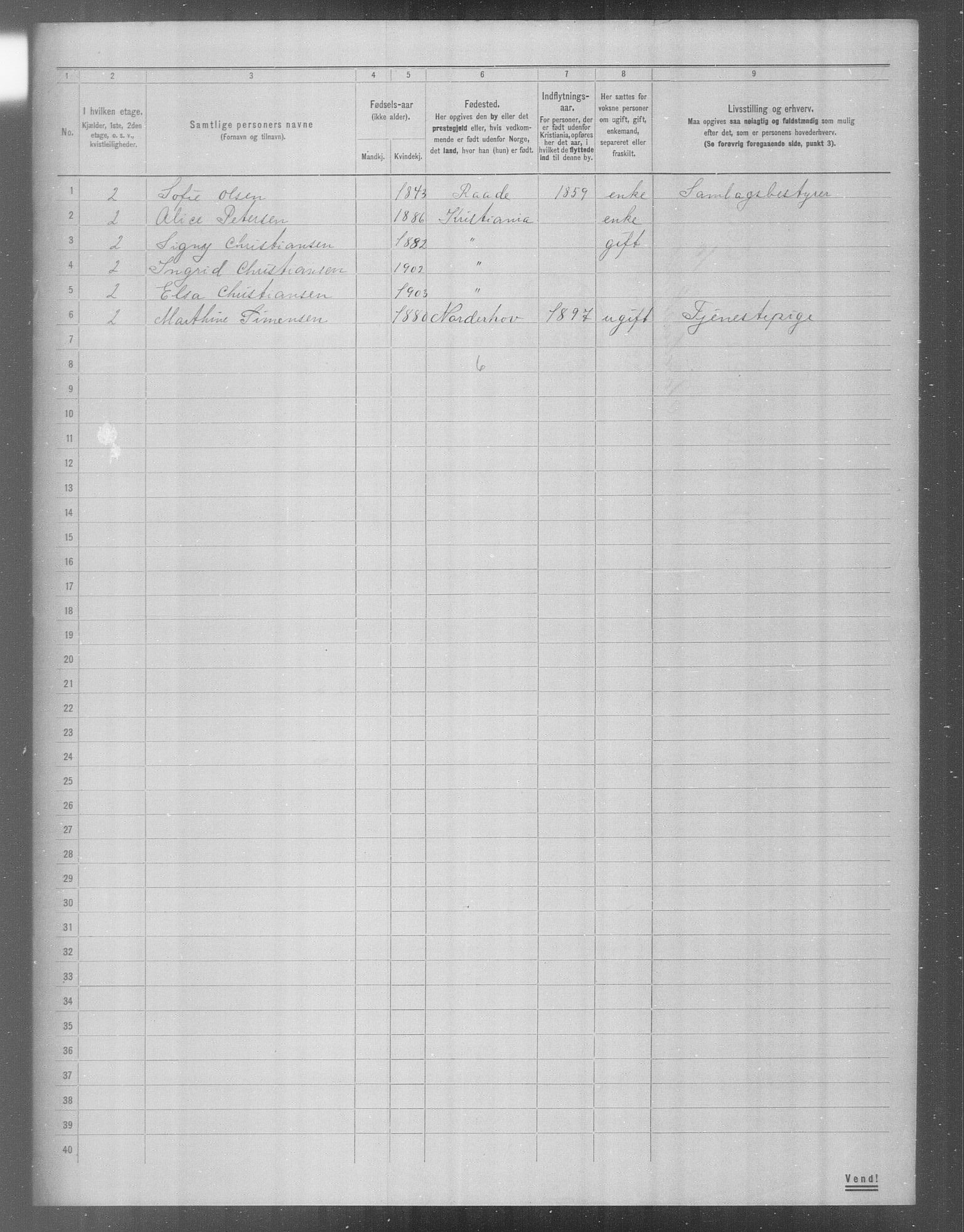 OBA, Municipal Census 1904 for Kristiania, 1904, p. 21501