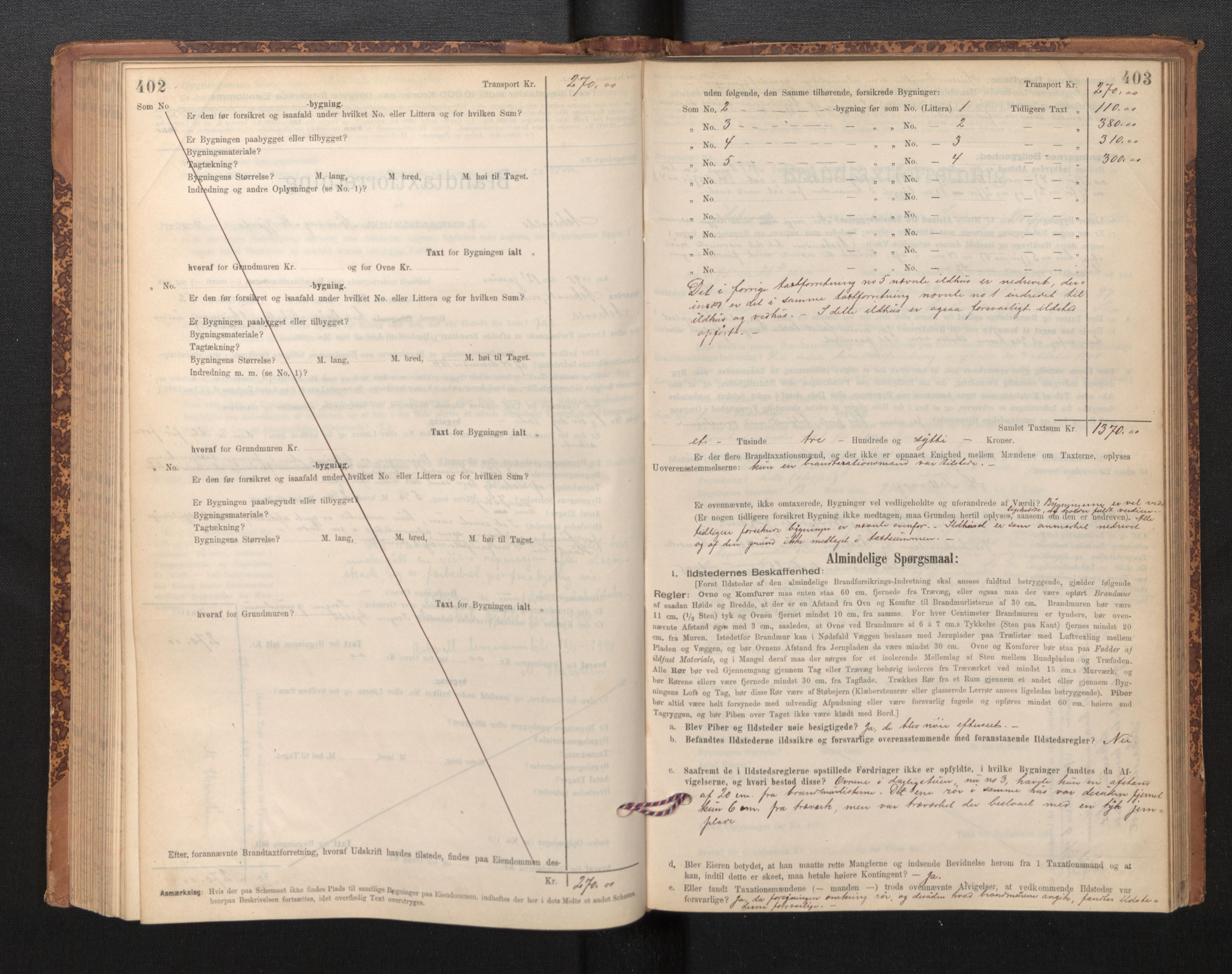 Lensmannen i Askvoll, AV/SAB-A-26301/0012/L0004: Branntakstprotokoll, skjematakst og liste over branntakstmenn, 1895-1932, p. 402-403