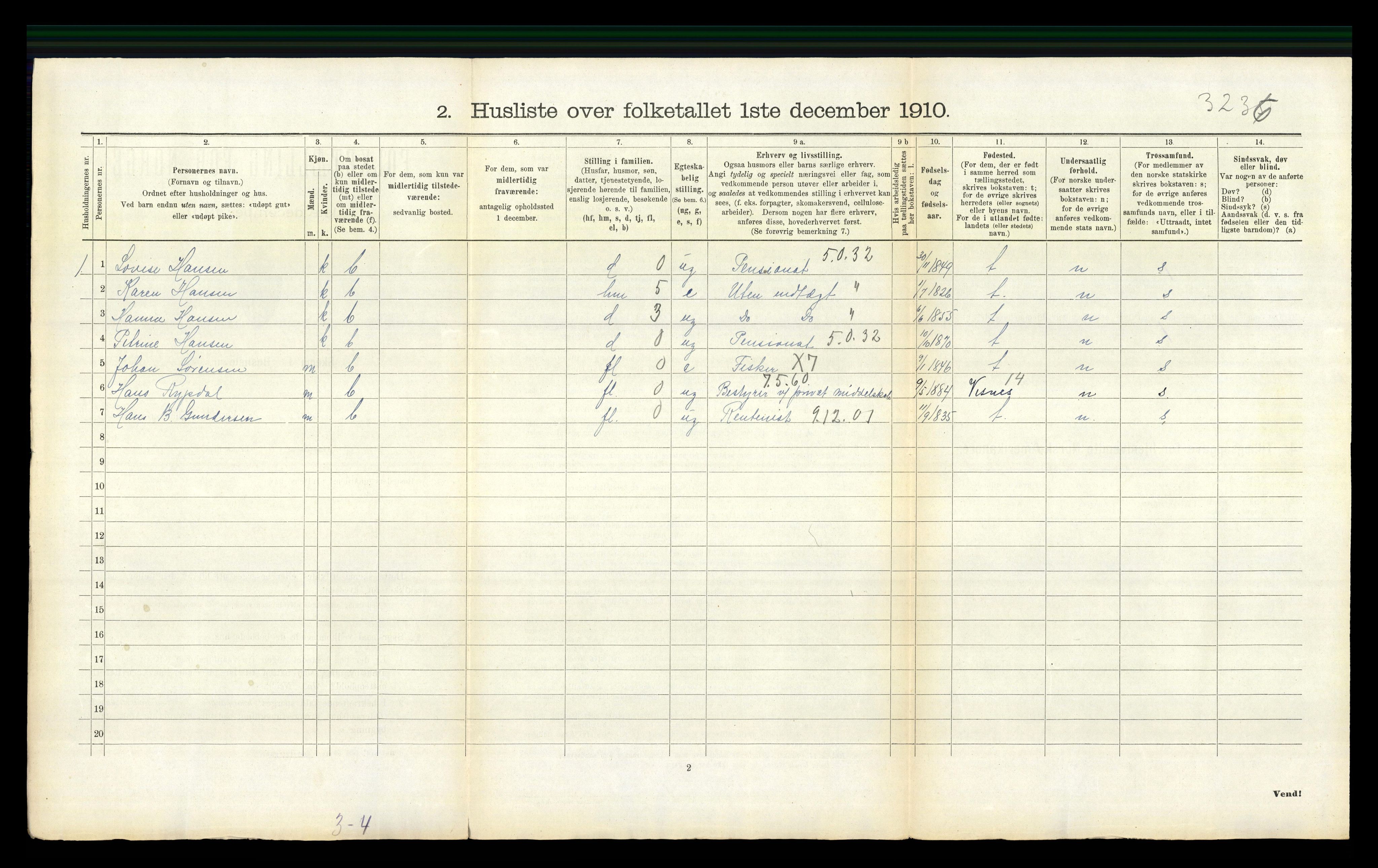 RA, 1910 census for Fredriksvern, 1910, p. 187