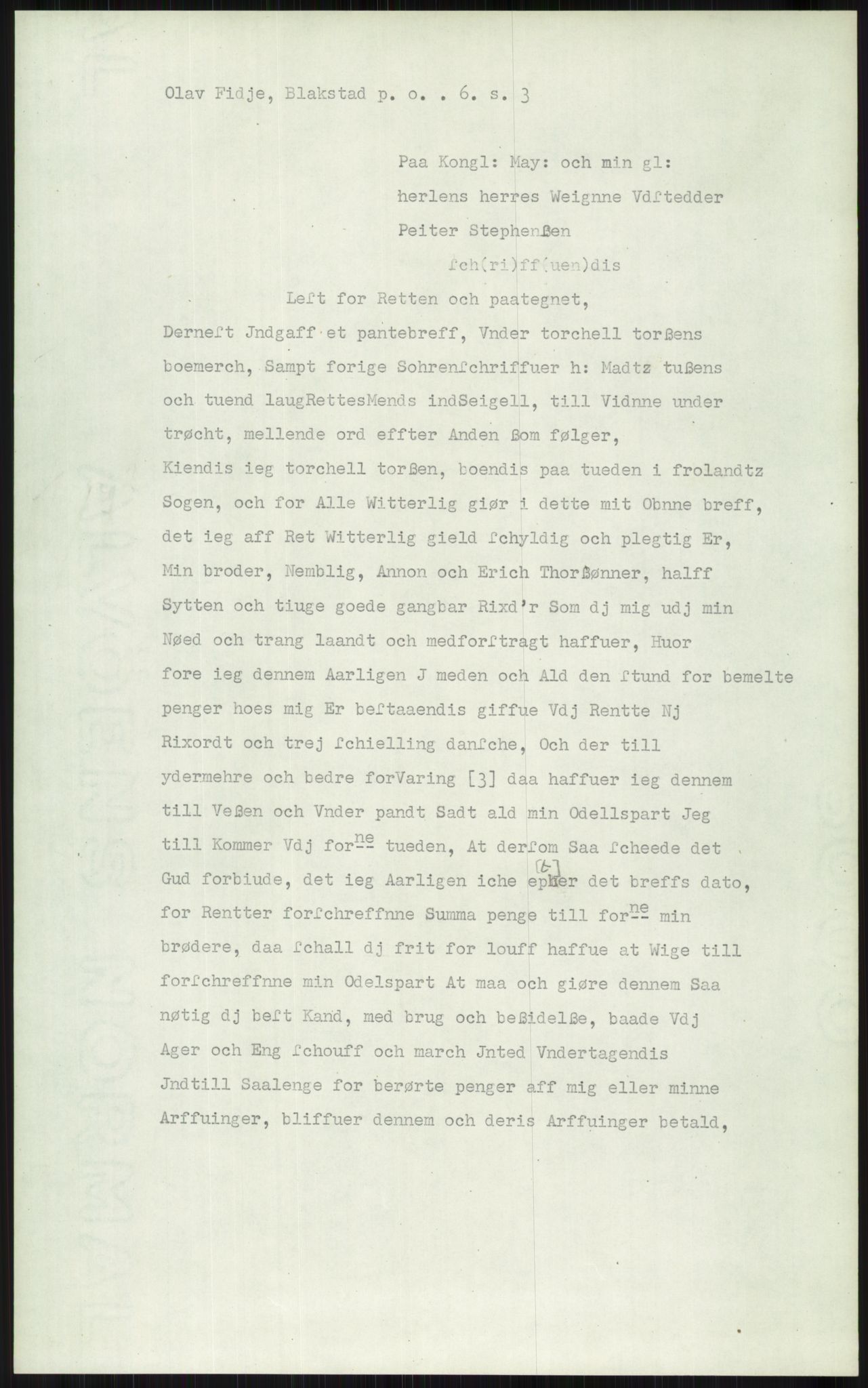 Samlinger til kildeutgivelse, Diplomavskriftsamlingen, AV/RA-EA-4053/H/Ha, p. 1873