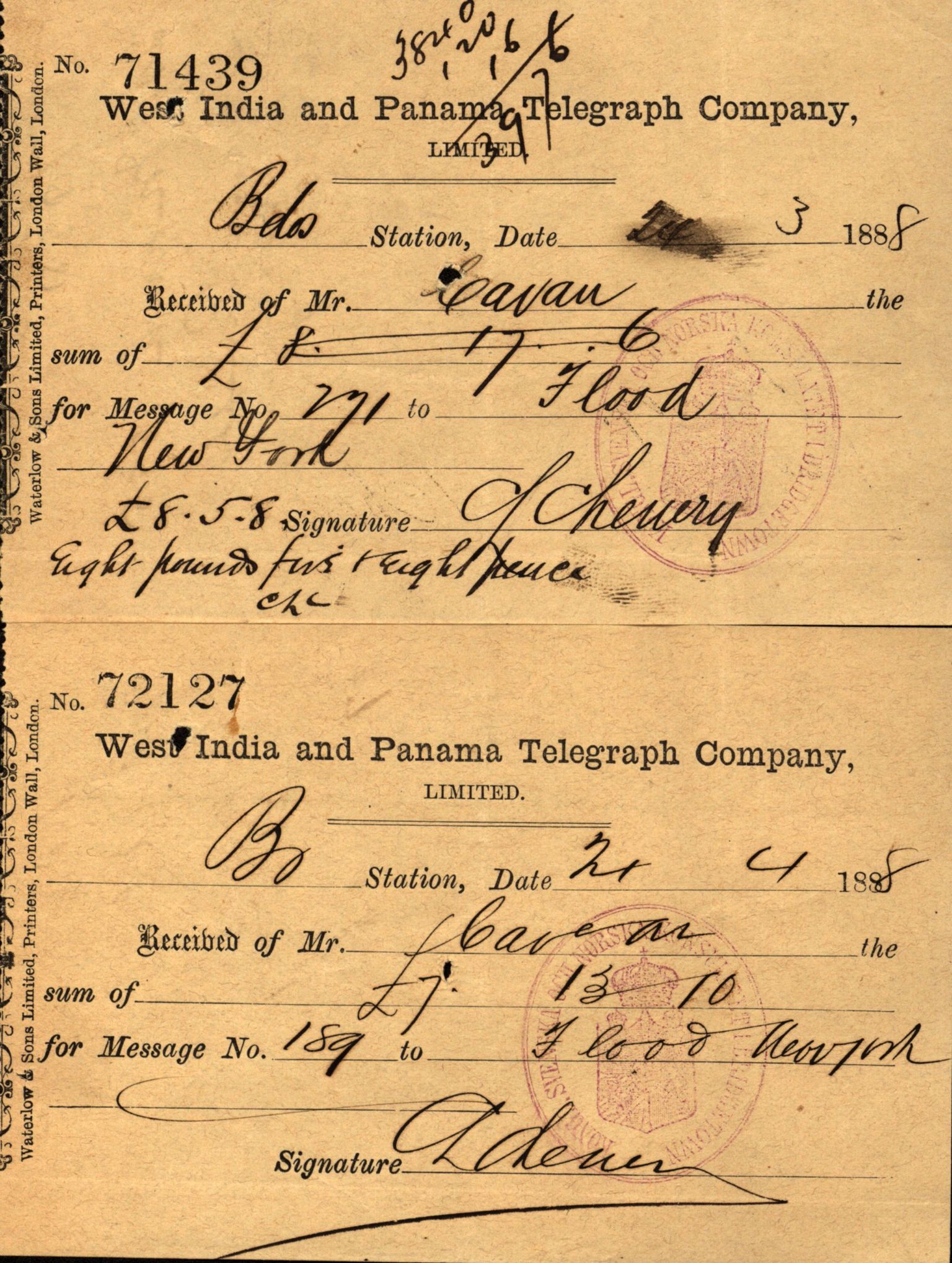 Pa 63 - Østlandske skibsassuranceforening, VEMU/A-1079/G/Ga/L0021/0003: Havaridokumenter / Inga av Drammen, Inga av Sandefjord, Primula, 1888-1889, p. 162