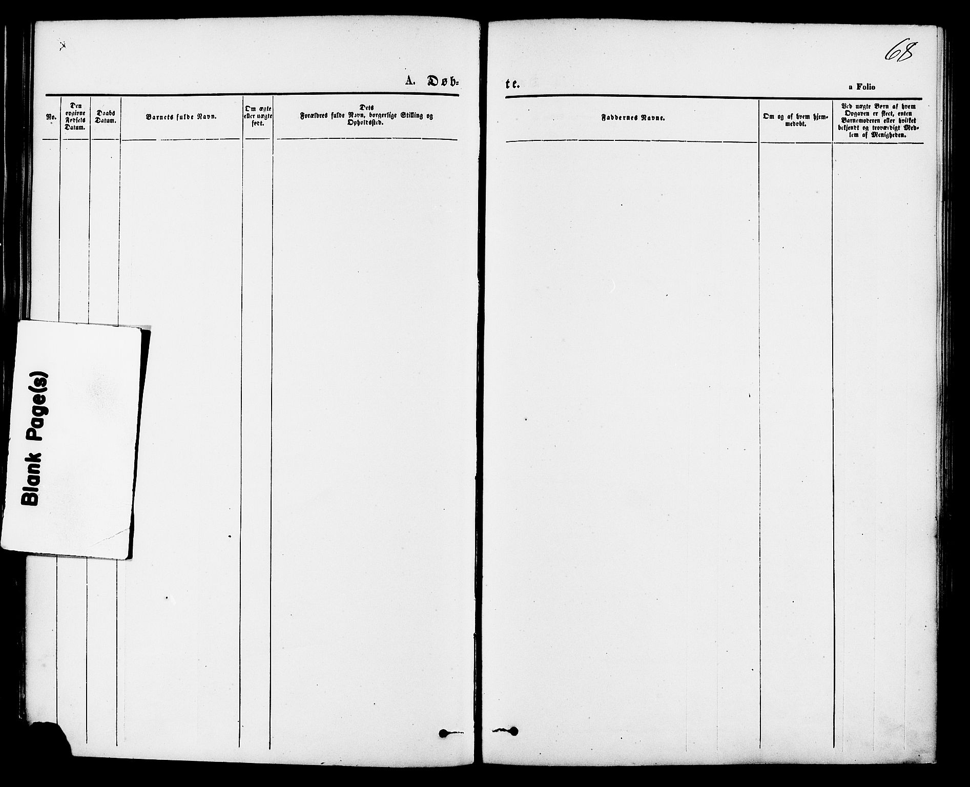 Vikedal sokneprestkontor, SAST/A-101840/01/IV: Parish register (official) no. A 7, 1868-1883, p. 68
