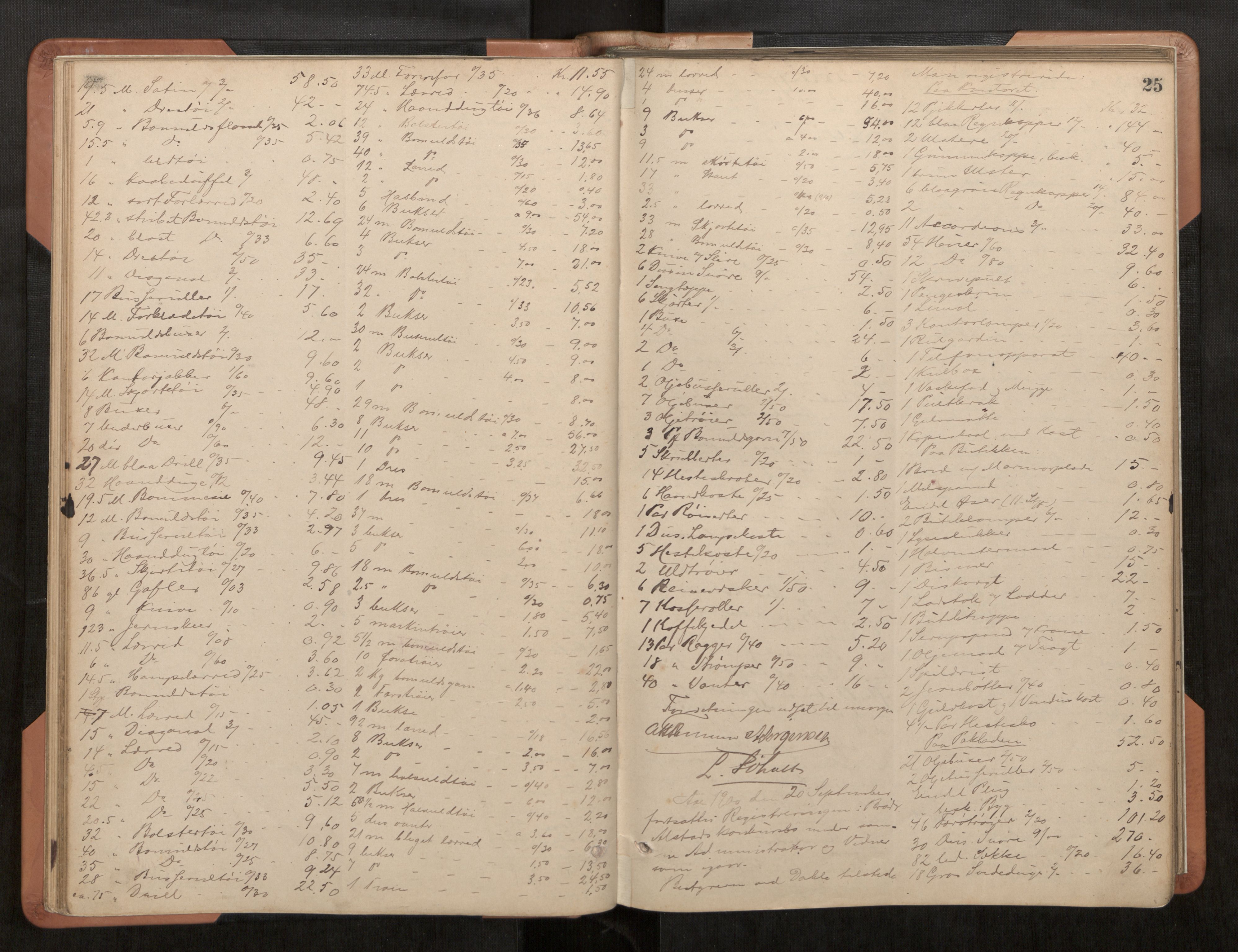 Ålesund byfogd, AV/SAT-A-4384/0001/03/03C/L0005: Registreringsprotokoll, 1899-1908, p. 25