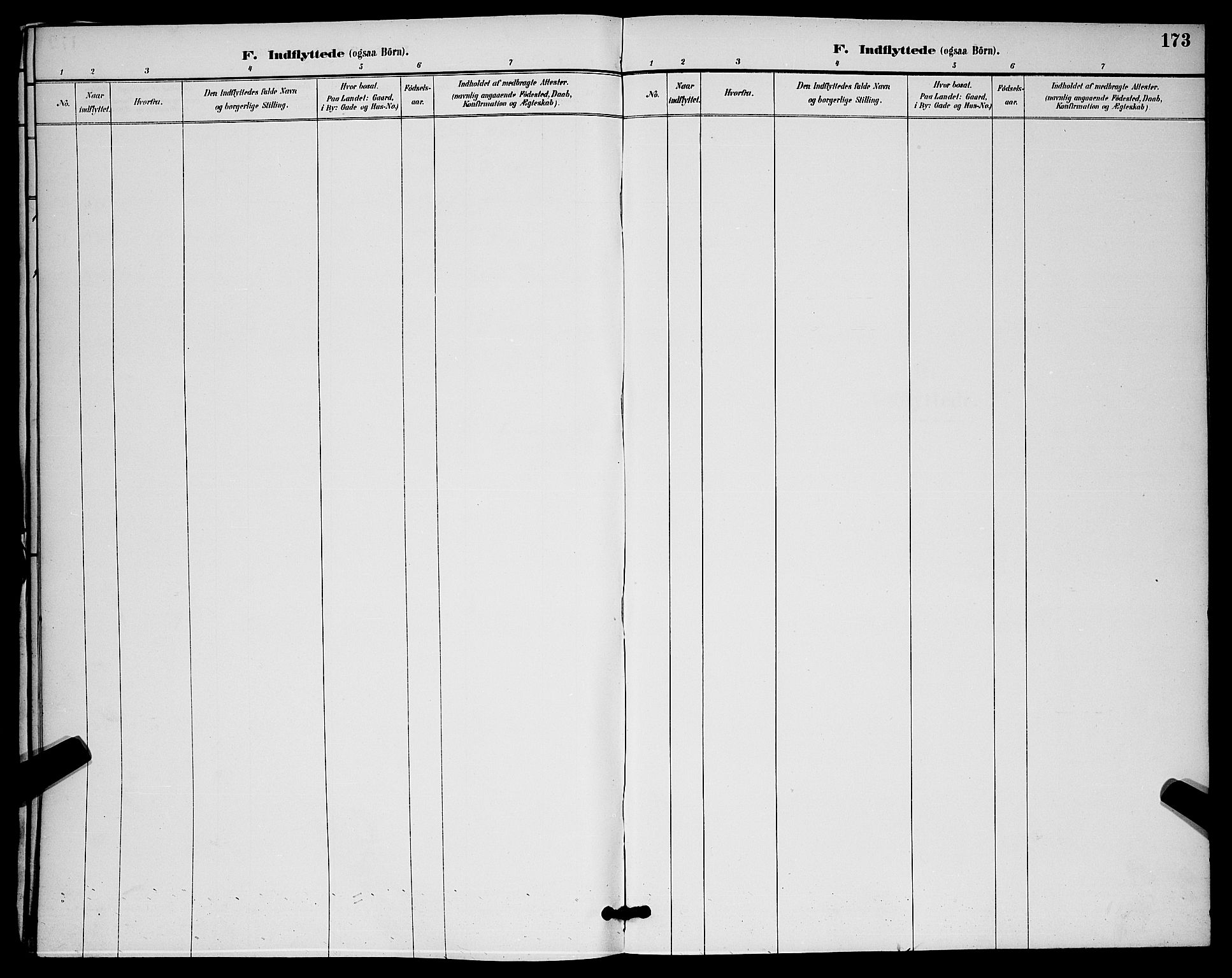 Ibestad sokneprestembete, AV/SATØ-S-0077/H/Ha/Hab/L0015klokker: Parish register (copy) no. 15, 1888-1899, p. 173