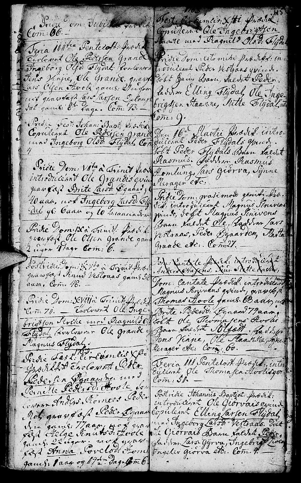 Ministerialprotokoller, klokkerbøker og fødselsregistre - Møre og Romsdal, SAT/A-1454/519/L0243: Parish register (official) no. 519A02, 1760-1770, p. 115
