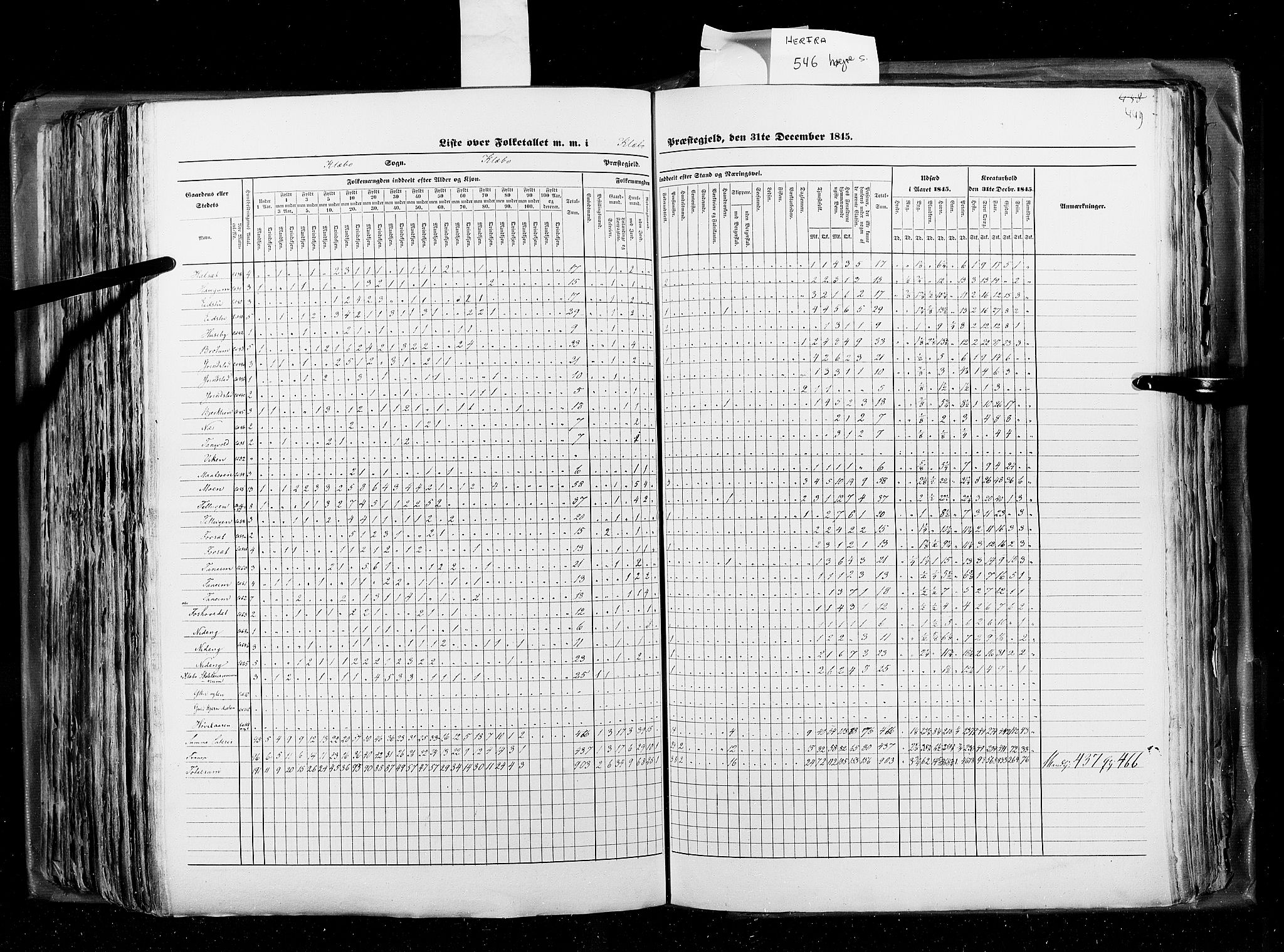 RA, Census 1845, vol. 8: Romsdal amt og Søndre Trondhjems amt, 1845, p. 449