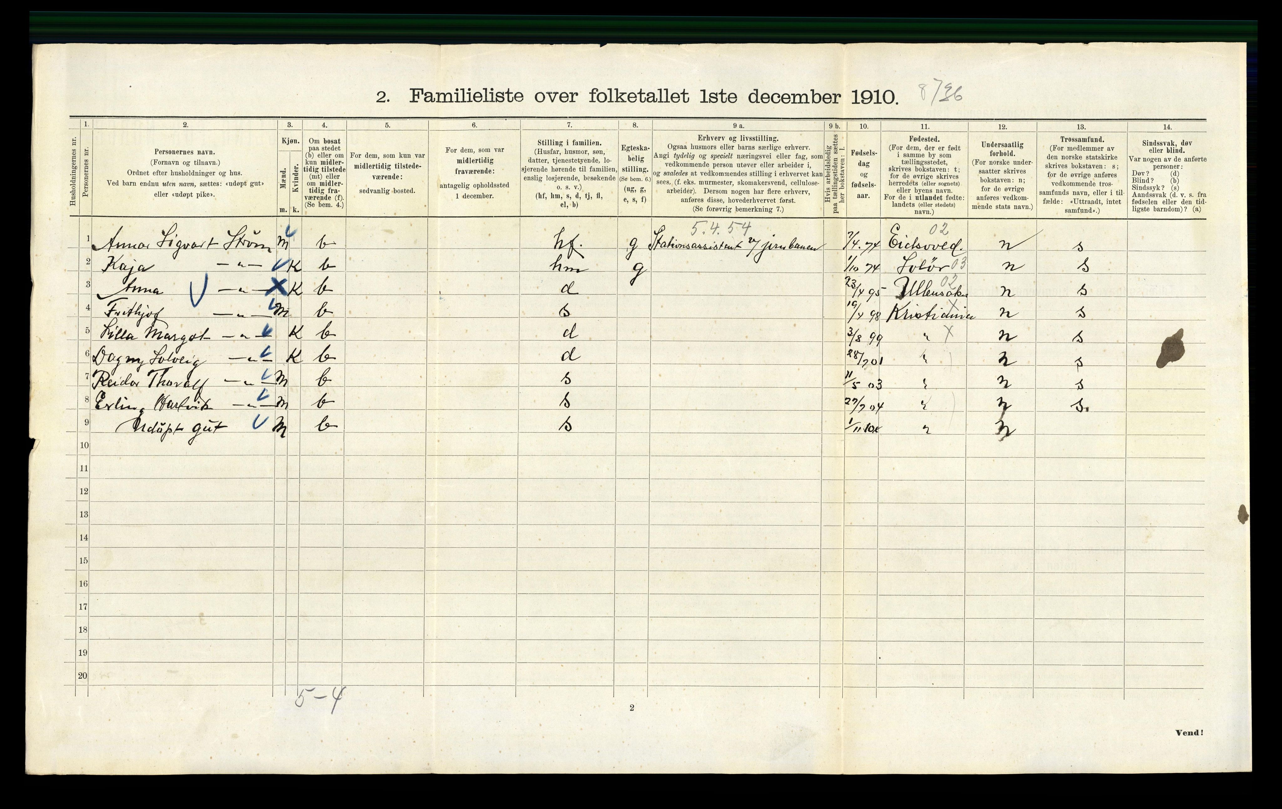 RA, 1910 census for Kristiania, 1910, p. 66468