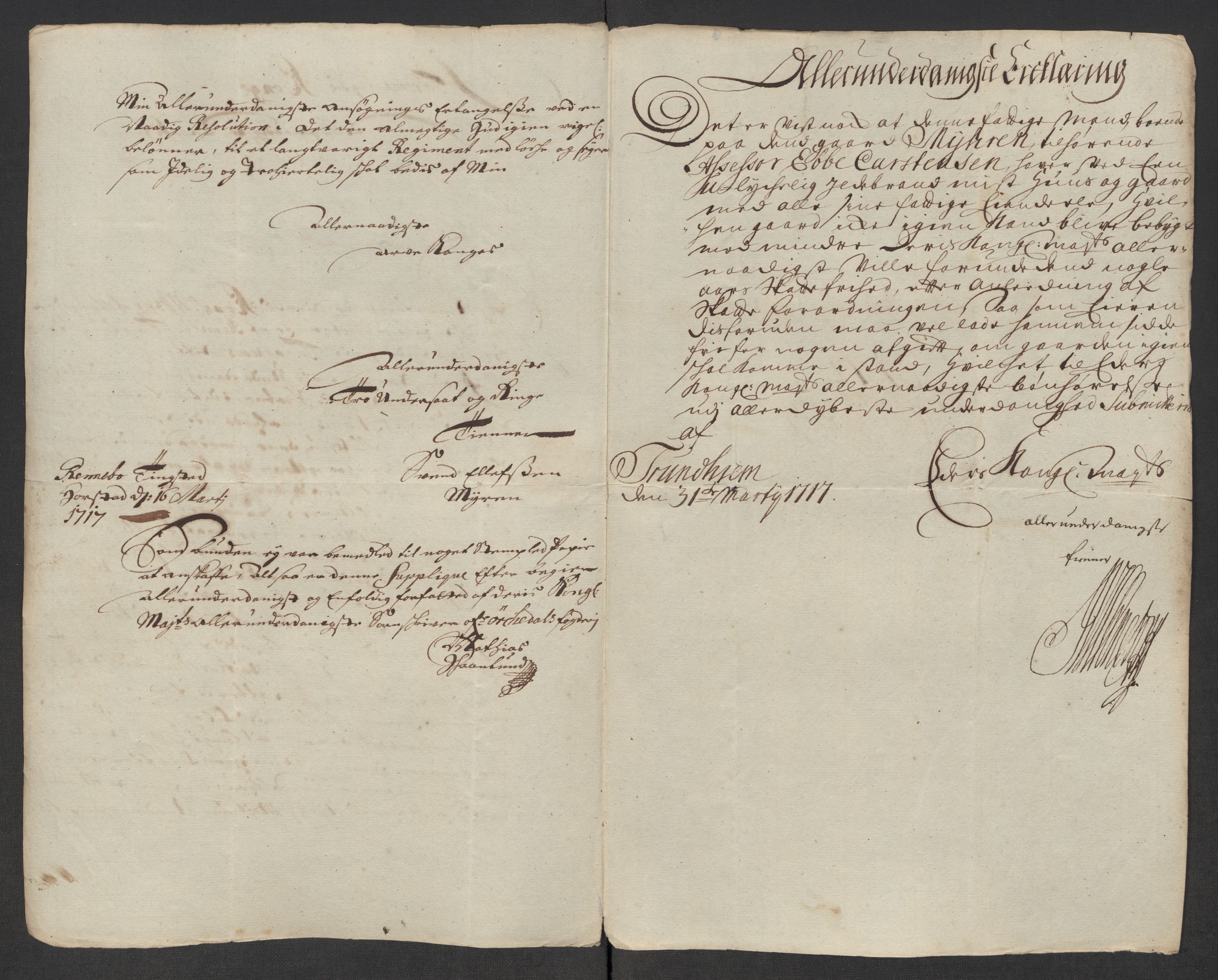 Rentekammeret inntil 1814, Reviderte regnskaper, Fogderegnskap, RA/EA-4092/R60/L3969: Fogderegnskap Orkdal og Gauldal, 1717, p. 516