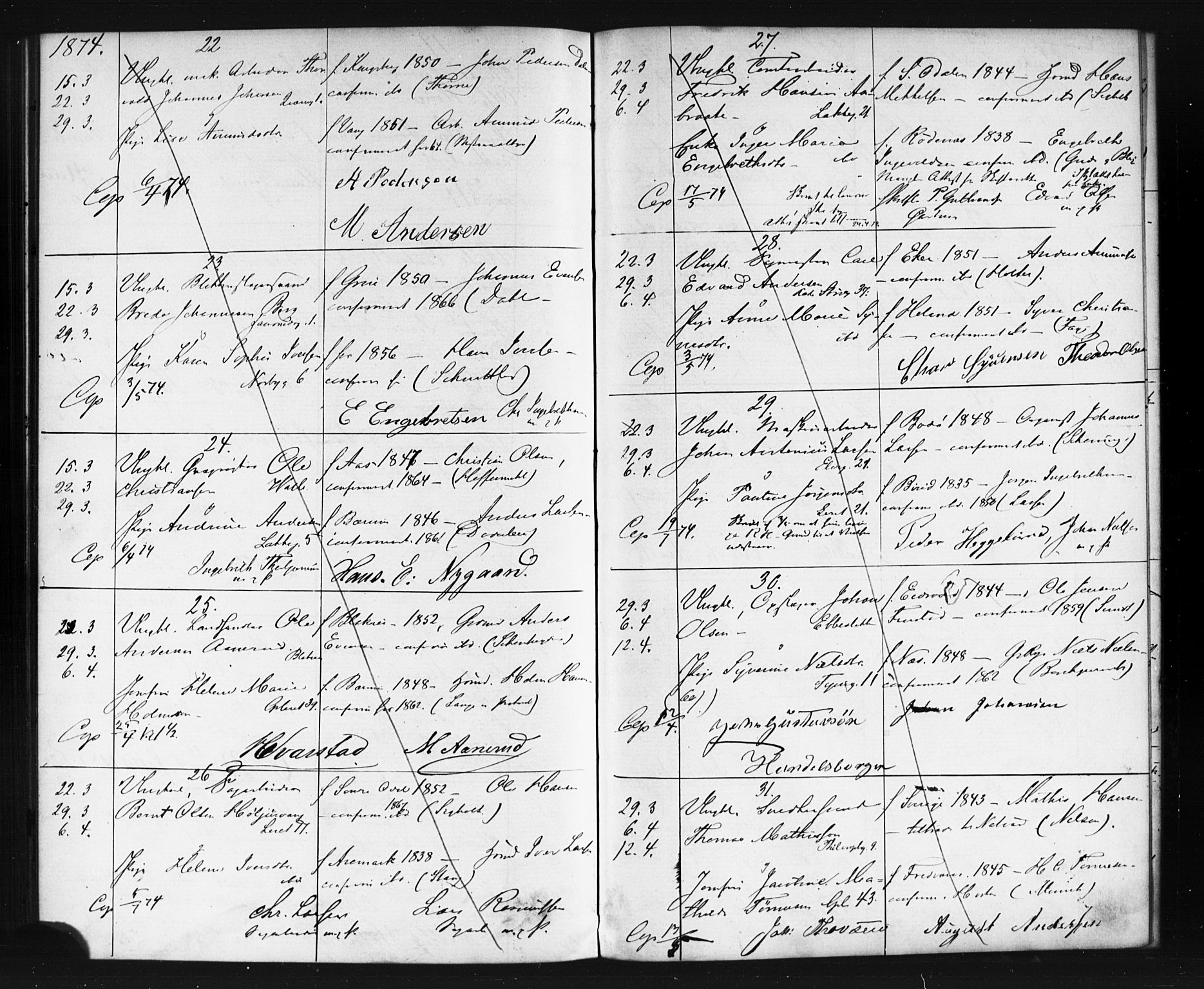 Grønland prestekontor Kirkebøker, AV/SAO-A-10848/G/Ga/L0002: Parish register (copy) no. 2, 1861-1863