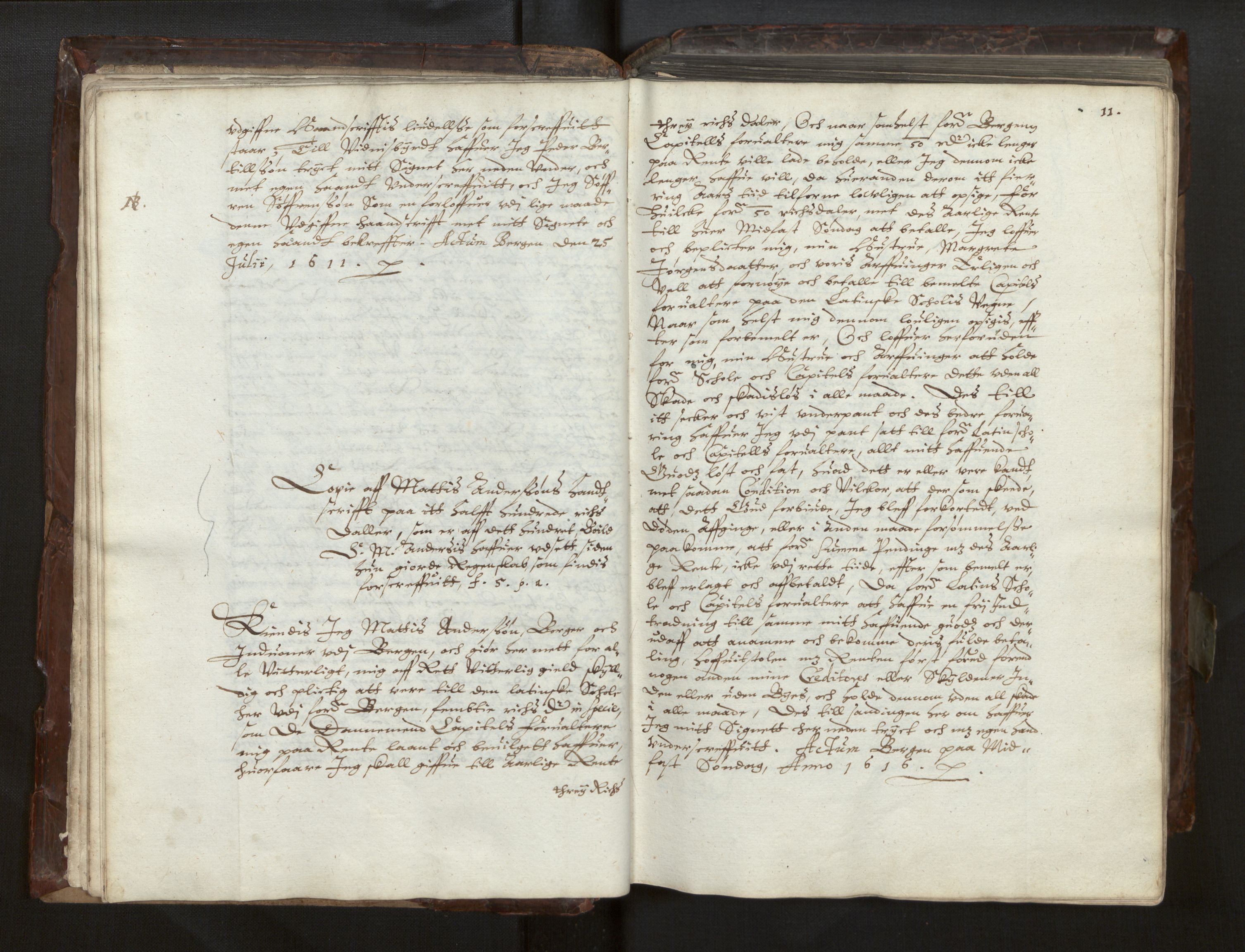 Bjørgvin biskop, AV/SAB-A-5601/Ga/L0014: Jordebøker for geistleg gods og andre rekneskapsprotokollar, 1609-1737, p. 10b-11a