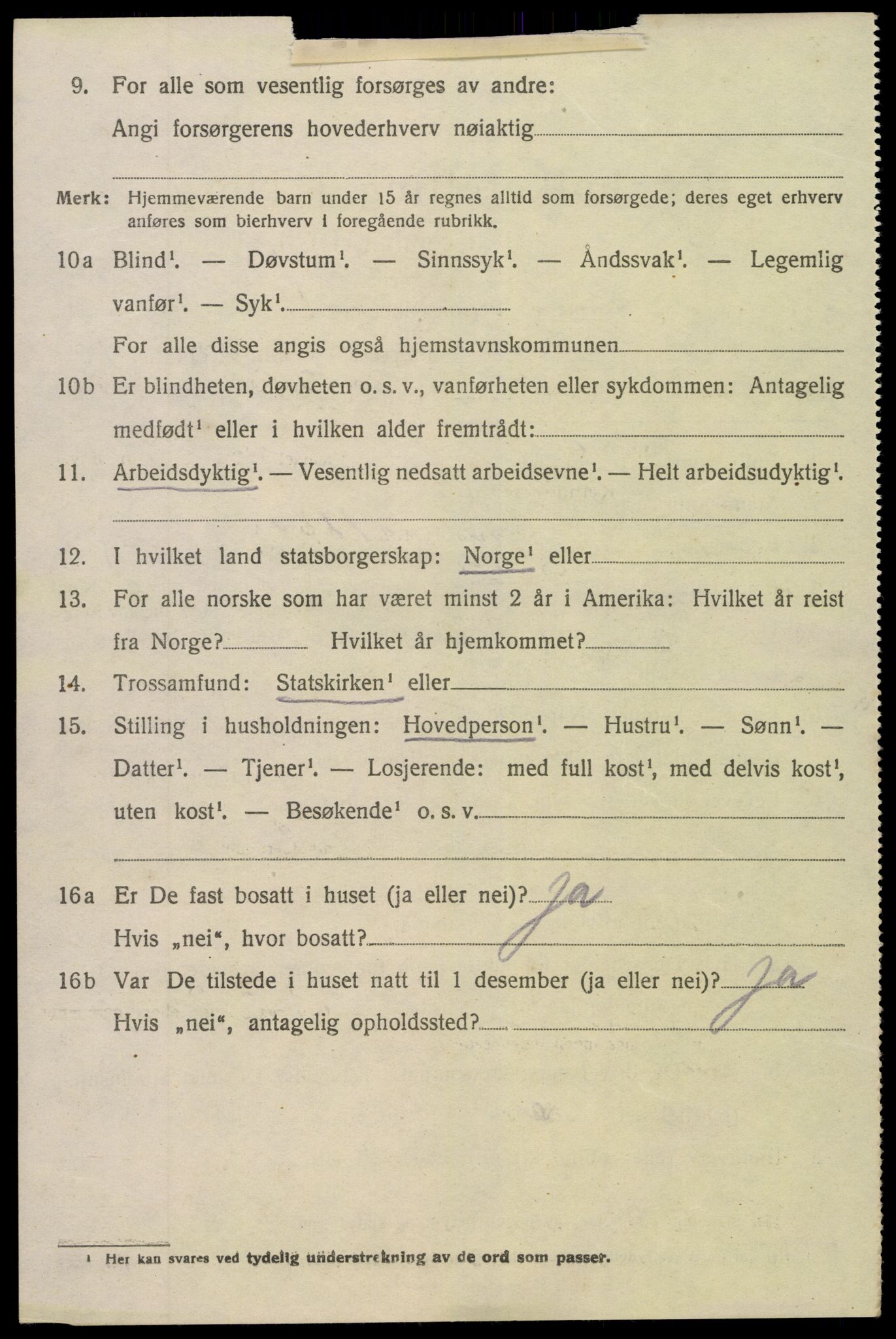 SAK, 1920 census for Søndeled, 1920, p. 5324