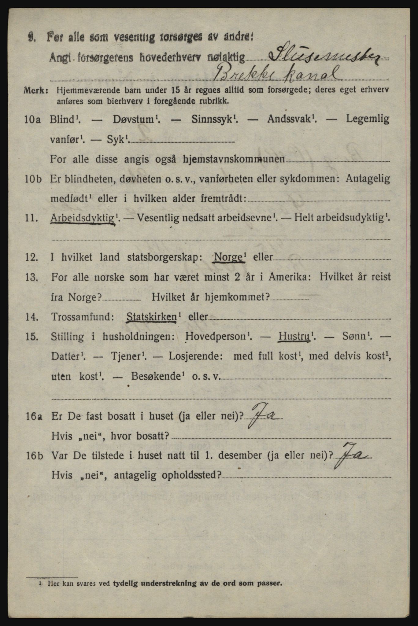 SAO, 1920 census for Berg, 1920, p. 14444