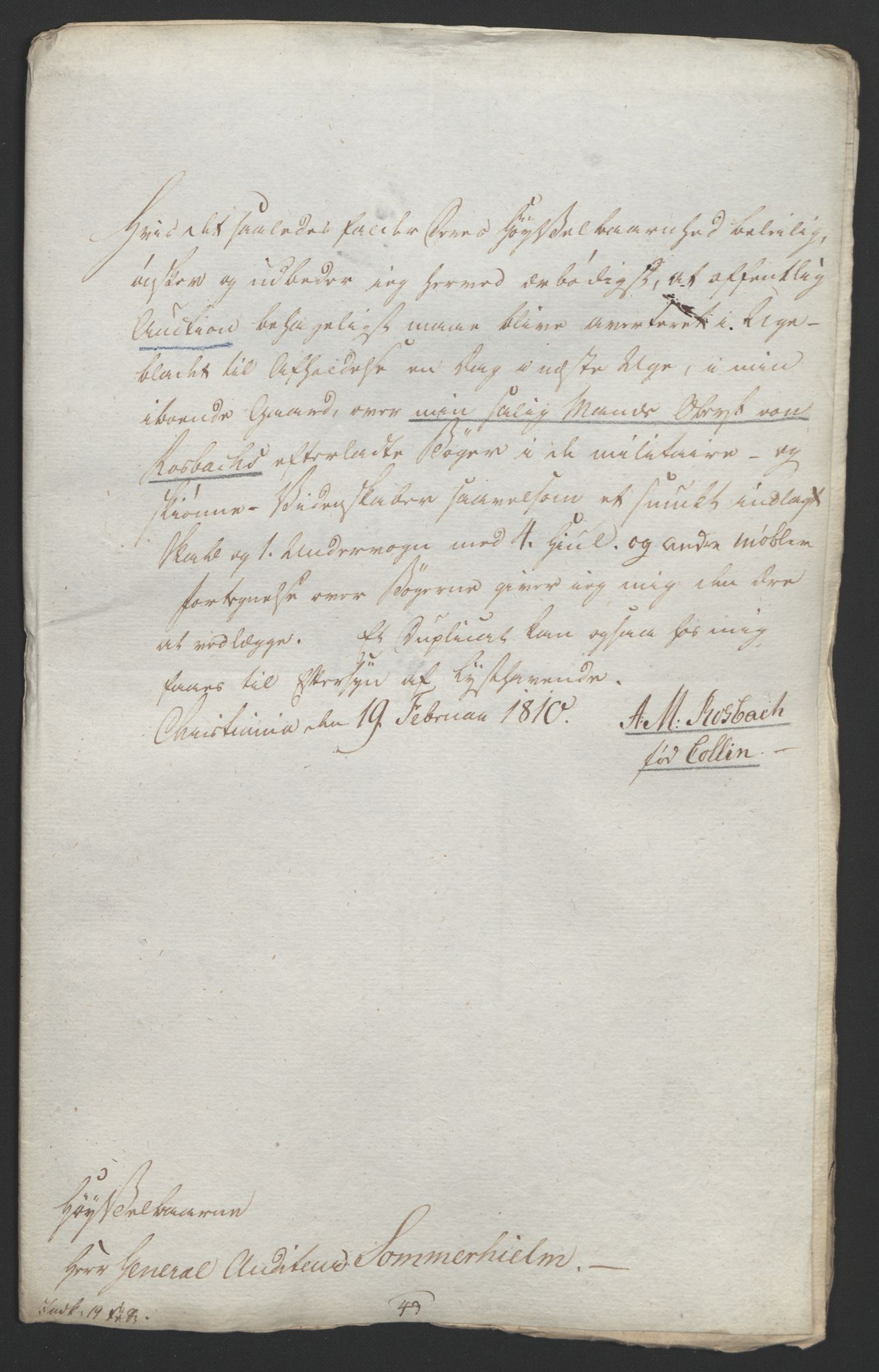 Forsvaret, Generalauditøren, AV/RA-RAFA-1772/F/Fj/Fja/L0027: --, 1769-1824, p. 20