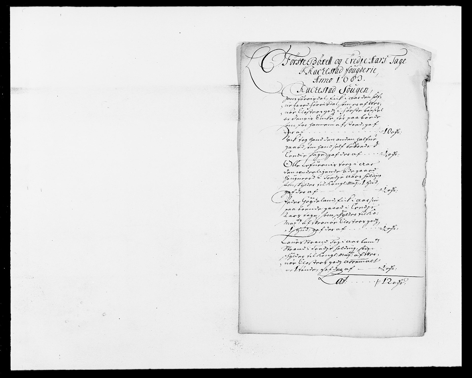Rentekammeret inntil 1814, Reviderte regnskaper, Fogderegnskap, RA/EA-4092/R05/L0274: Fogderegnskap Rakkestad, 1683-1684, p. 43