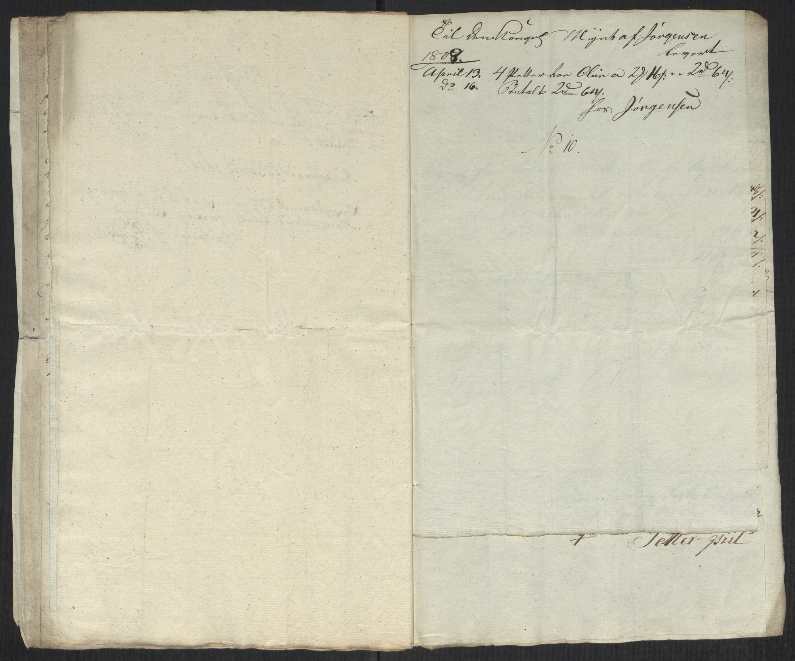 Rentekammeret inntil 1814, Realistisk ordnet avdeling, AV/RA-EA-4070/Oa/L0008: [Y6]: Embetsbrev til myntmesteren på Kongsberg (1797-1806 og 1808-1813), 1797-1813, p. 300