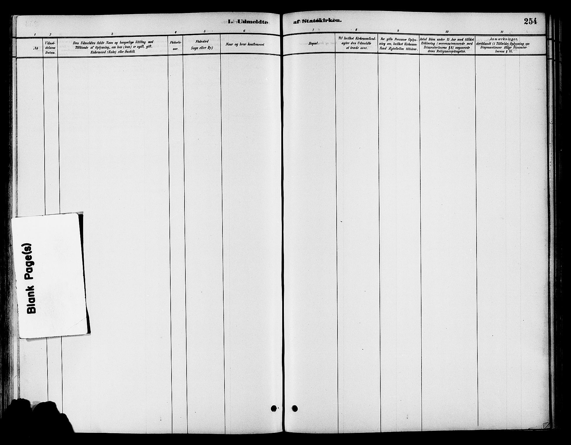 Østre Toten prestekontor, AV/SAH-PREST-104/H/Ha/Haa/L0007: Parish register (official) no. 7, 1881-1896, p. 254