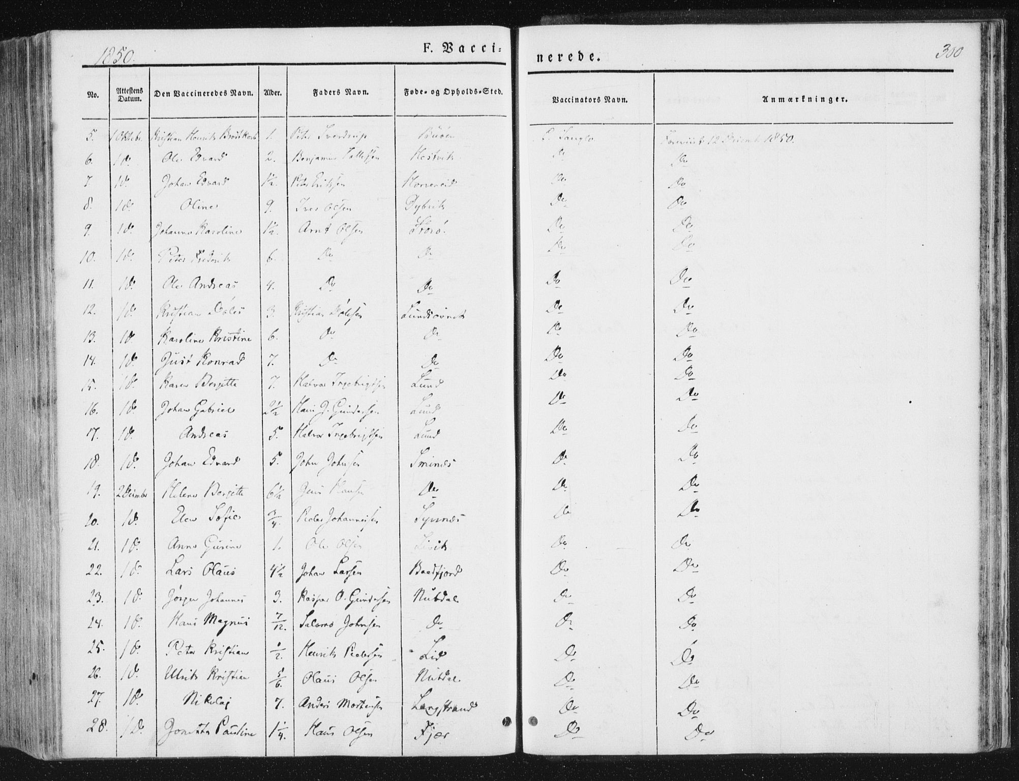 Ministerialprotokoller, klokkerbøker og fødselsregistre - Nord-Trøndelag, AV/SAT-A-1458/780/L0640: Parish register (official) no. 780A05, 1845-1856, p. 300