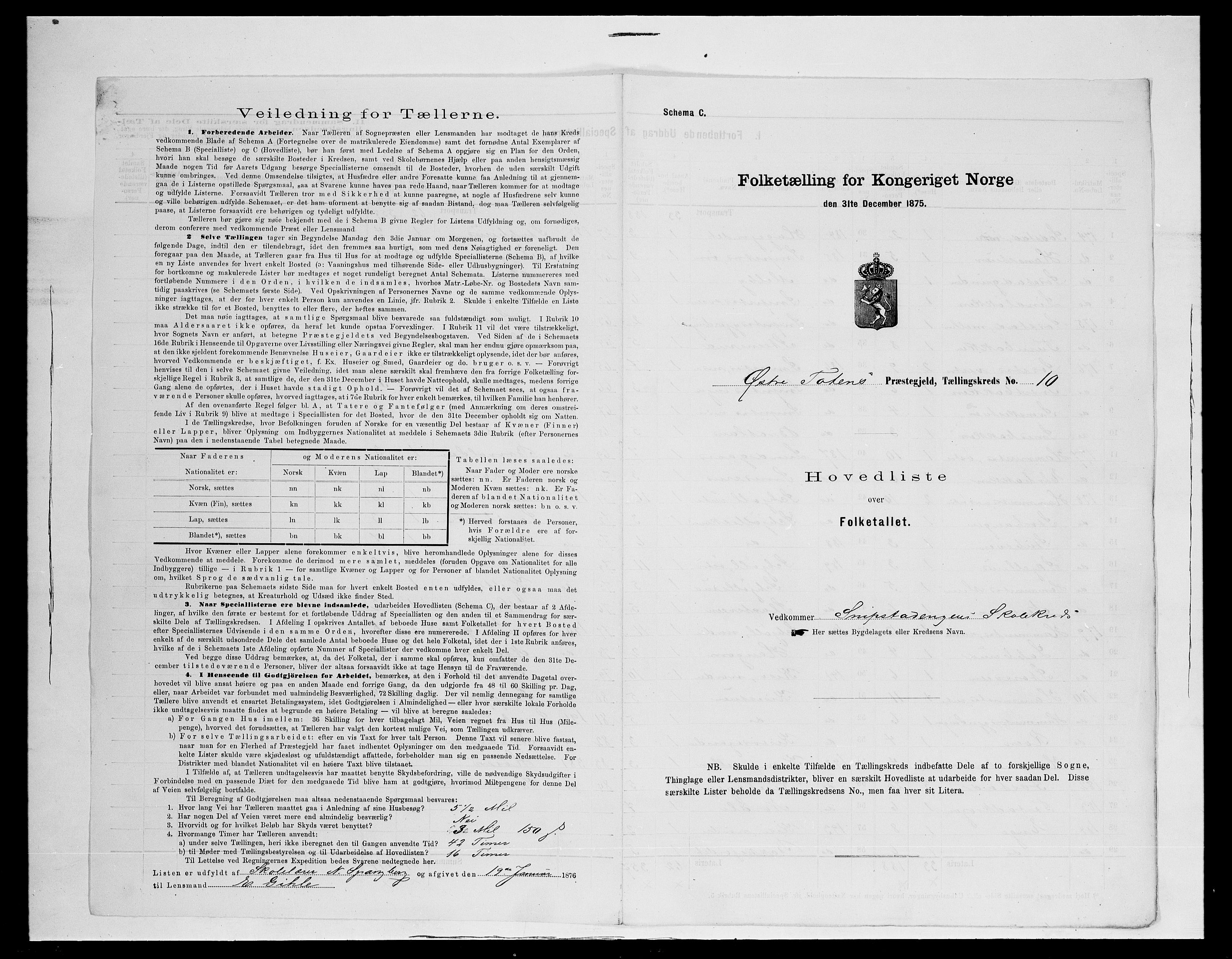 SAH, 1875 census for 0528P Østre Toten, 1875, p. 59