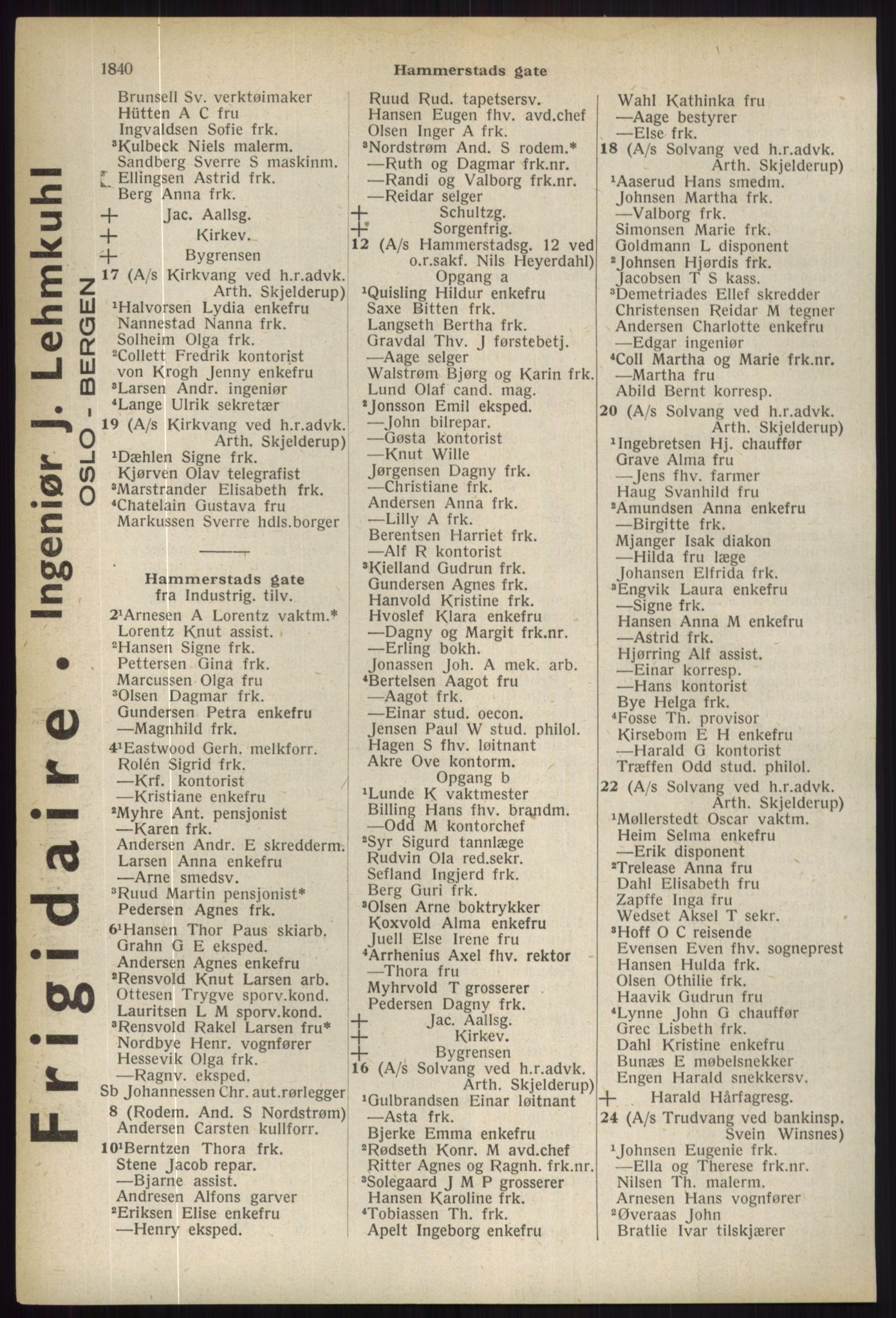 Kristiania/Oslo adressebok, PUBL/-, 1936, p. 1840