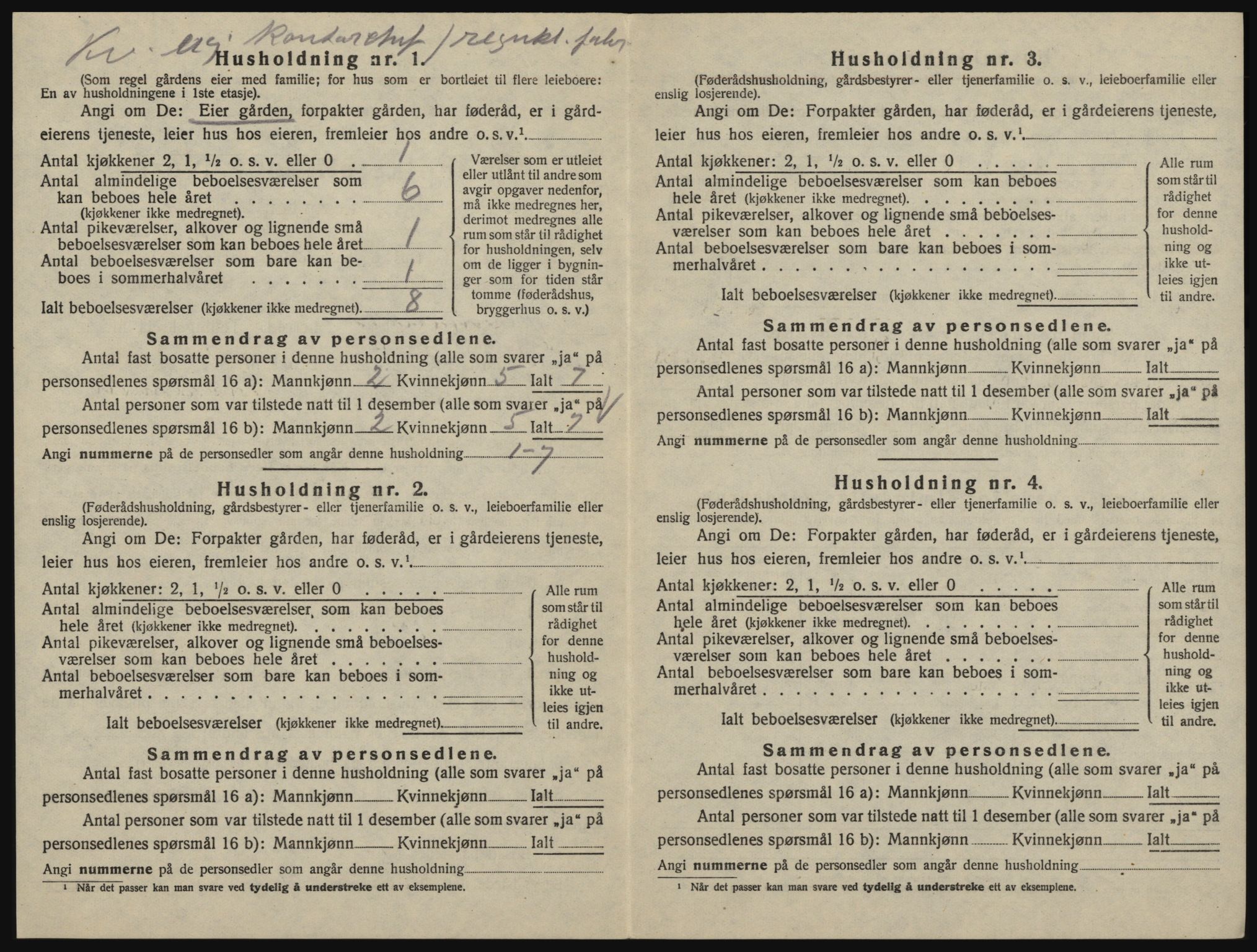 SAO, 1920 census for Glemmen, 1920, p. 1376