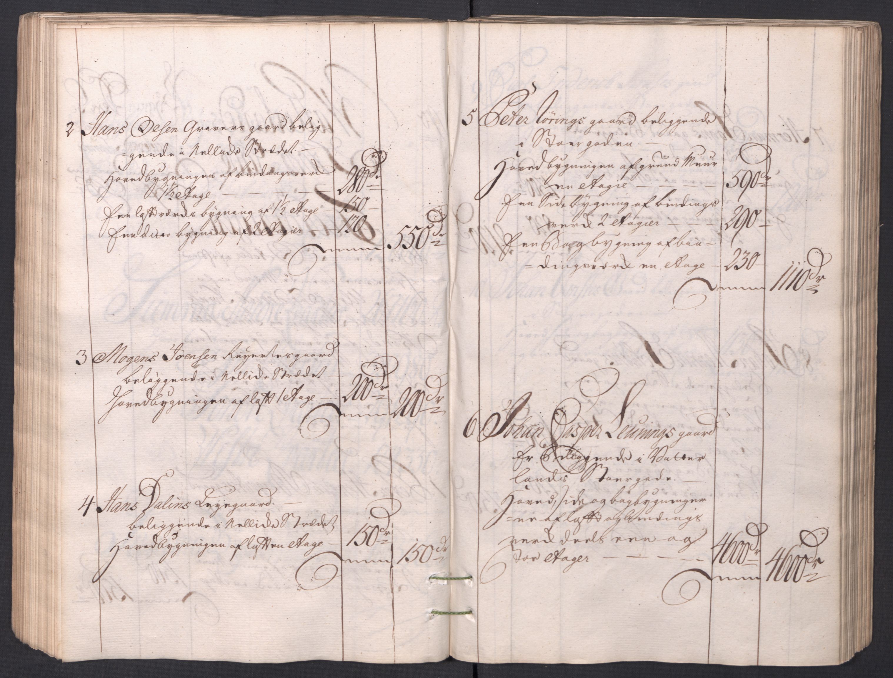 Kristiania stiftamt, AV/SAO-A-10386/I/Ia/L0001/0002: Branntakster / Christiania, 1766-1767