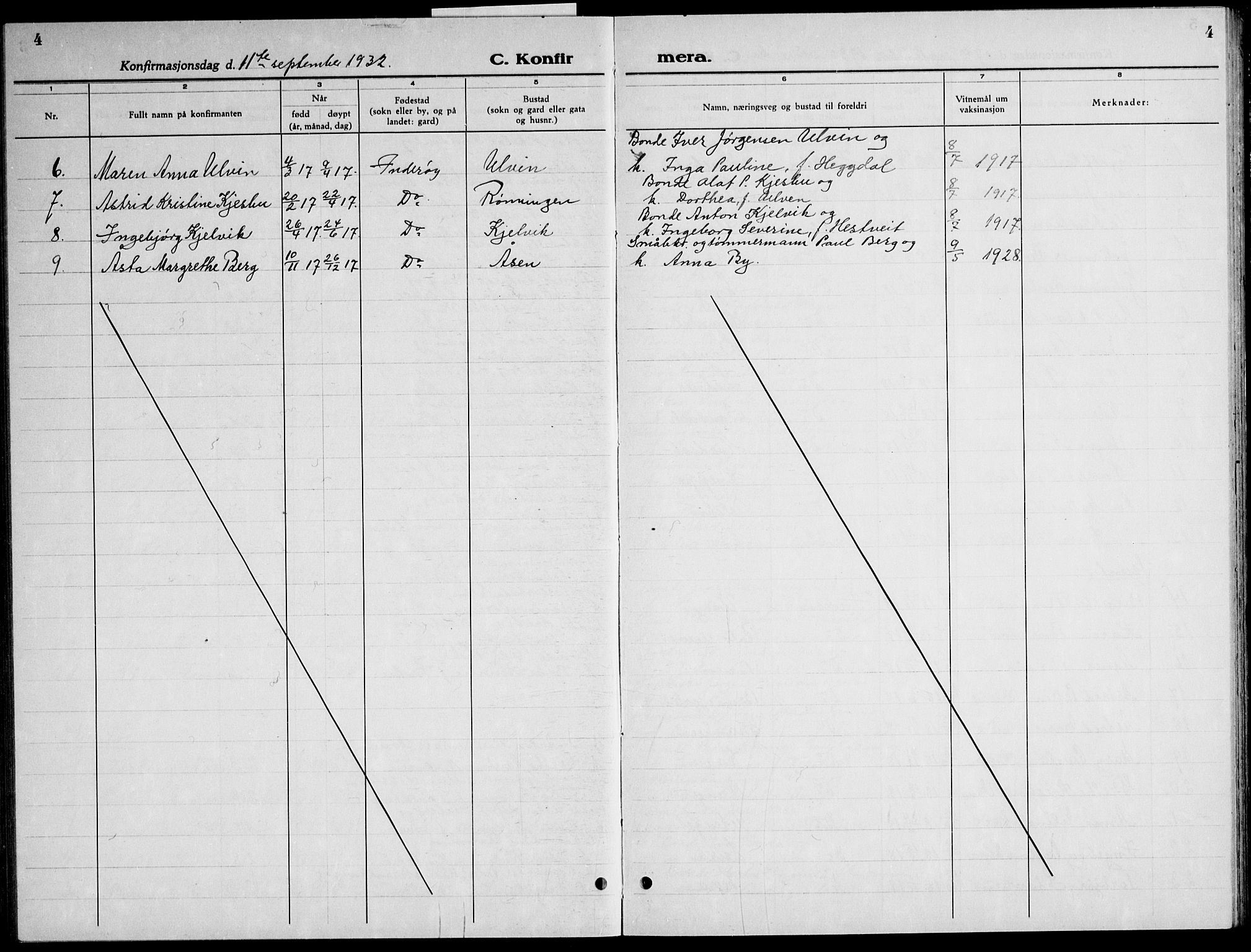 Ministerialprotokoller, klokkerbøker og fødselsregistre - Nord-Trøndelag, AV/SAT-A-1458/730/L0304: Parish register (copy) no. 730C07, 1934-1945, p. 4