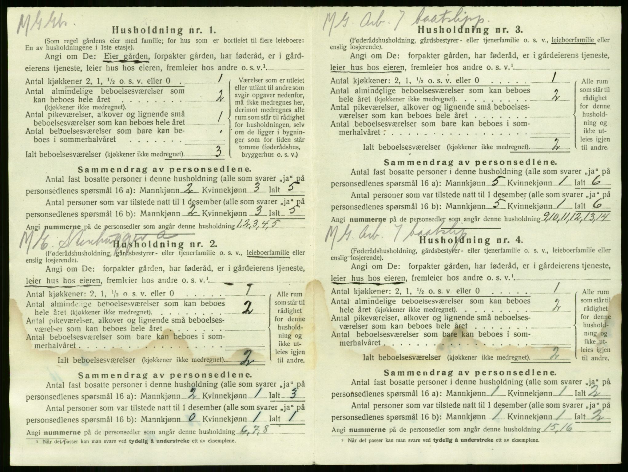 SAKO, 1920 census for Nøtterøy, 1920, p. 694