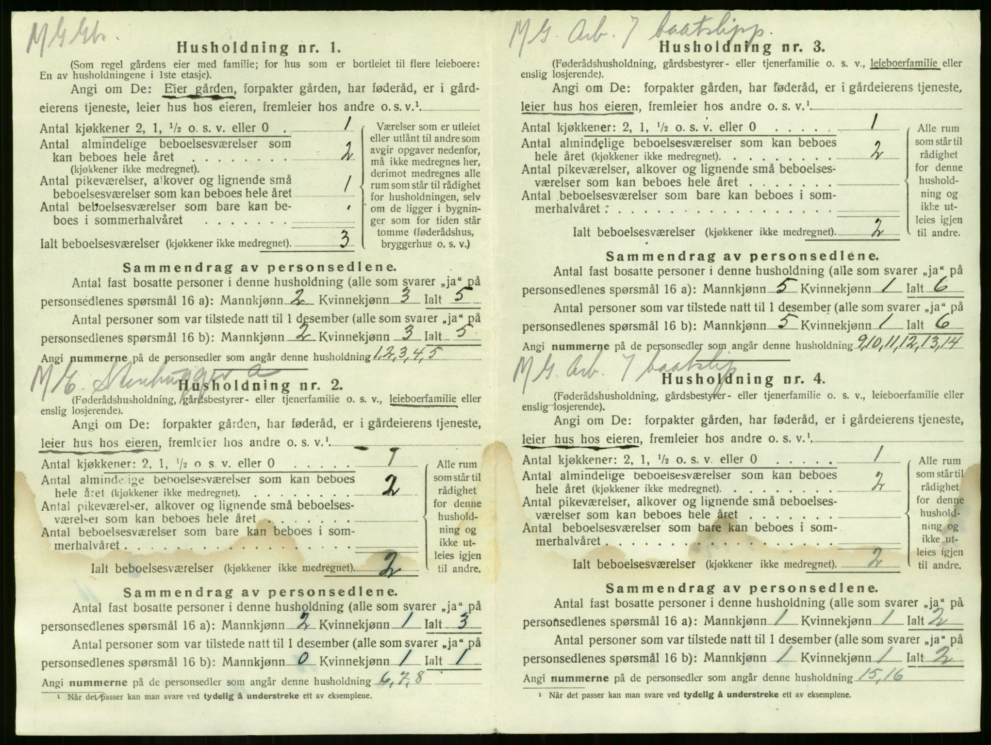 SAKO, 1920 census for Nøtterøy, 1920, p. 694