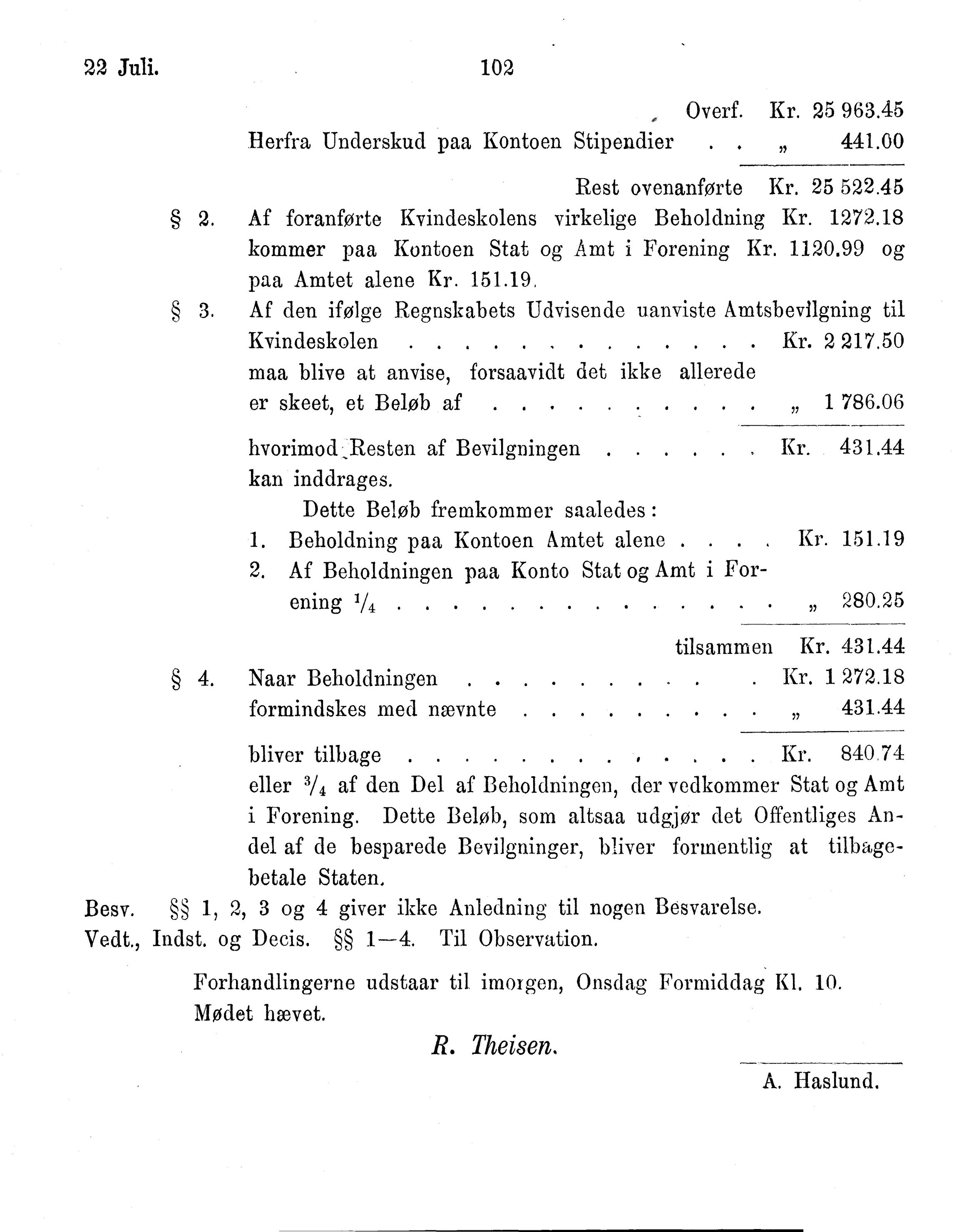 Nordland Fylkeskommune. Fylkestinget, AIN/NFK-17/176/A/Ac/L0015: Fylkestingsforhandlinger 1886-1890, 1886-1890