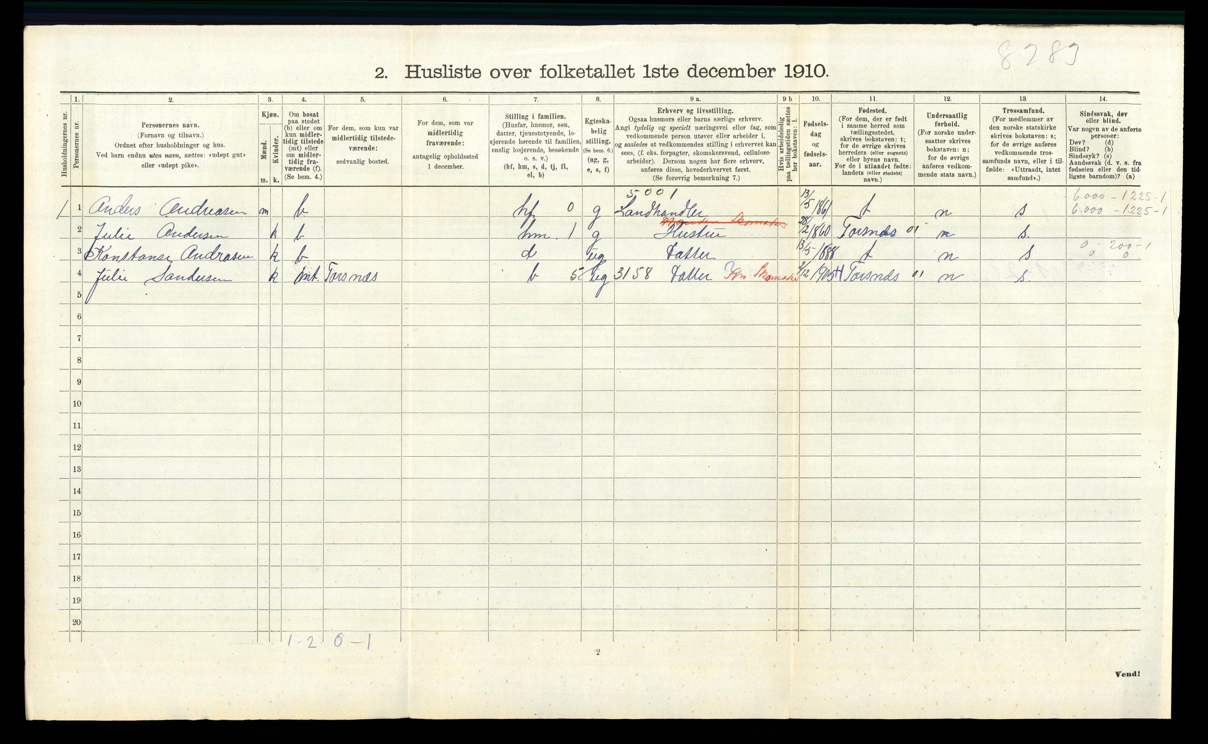 RA, 1910 census for Hvaler, 1910, p. 1169