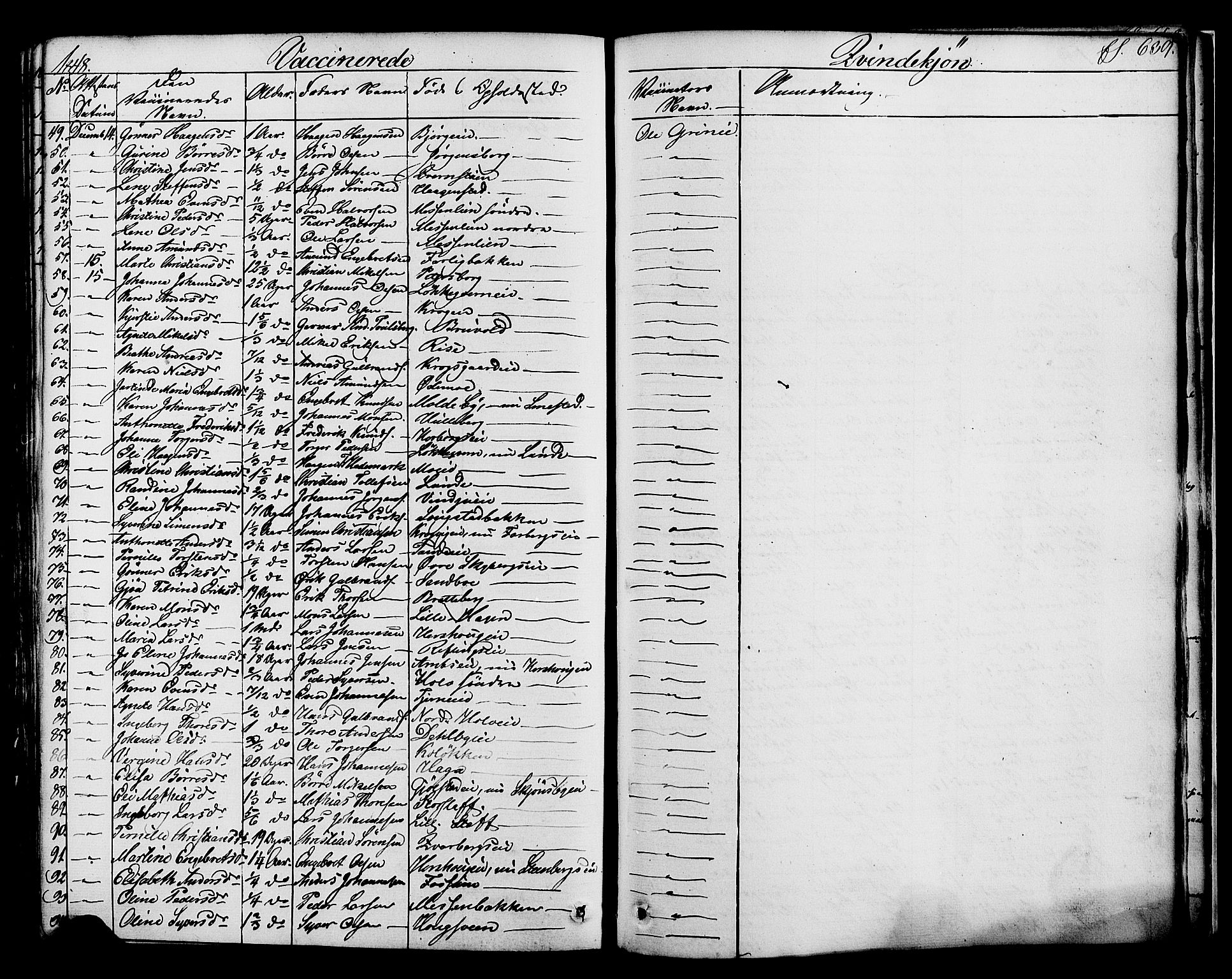 Ringsaker prestekontor, SAH/PREST-014/K/Ka/L0008: Parish register (official) no. 8, 1837-1850, p. 639