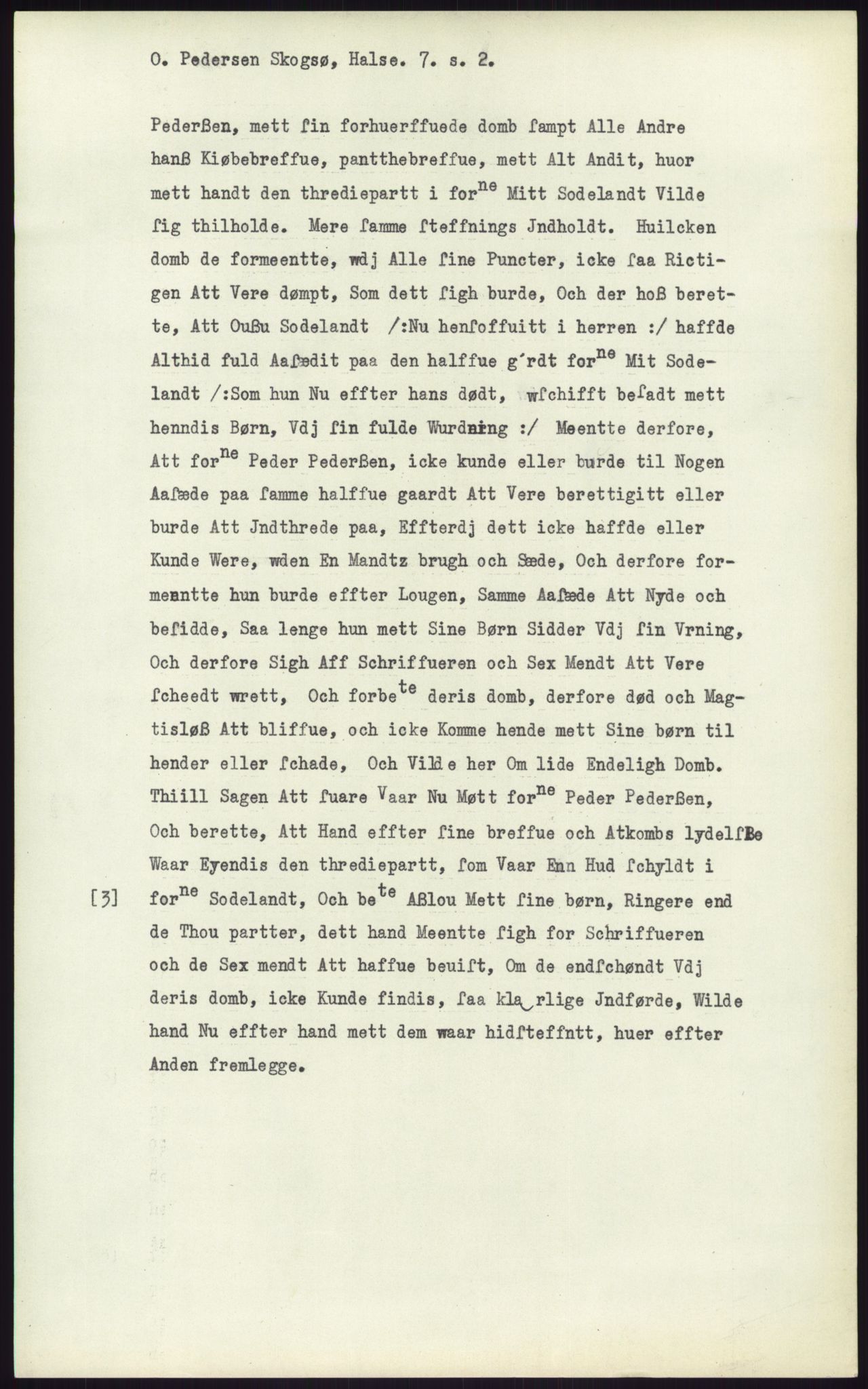 Samlinger til kildeutgivelse, Diplomavskriftsamlingen, AV/RA-EA-4053/H/Ha, p. 2856